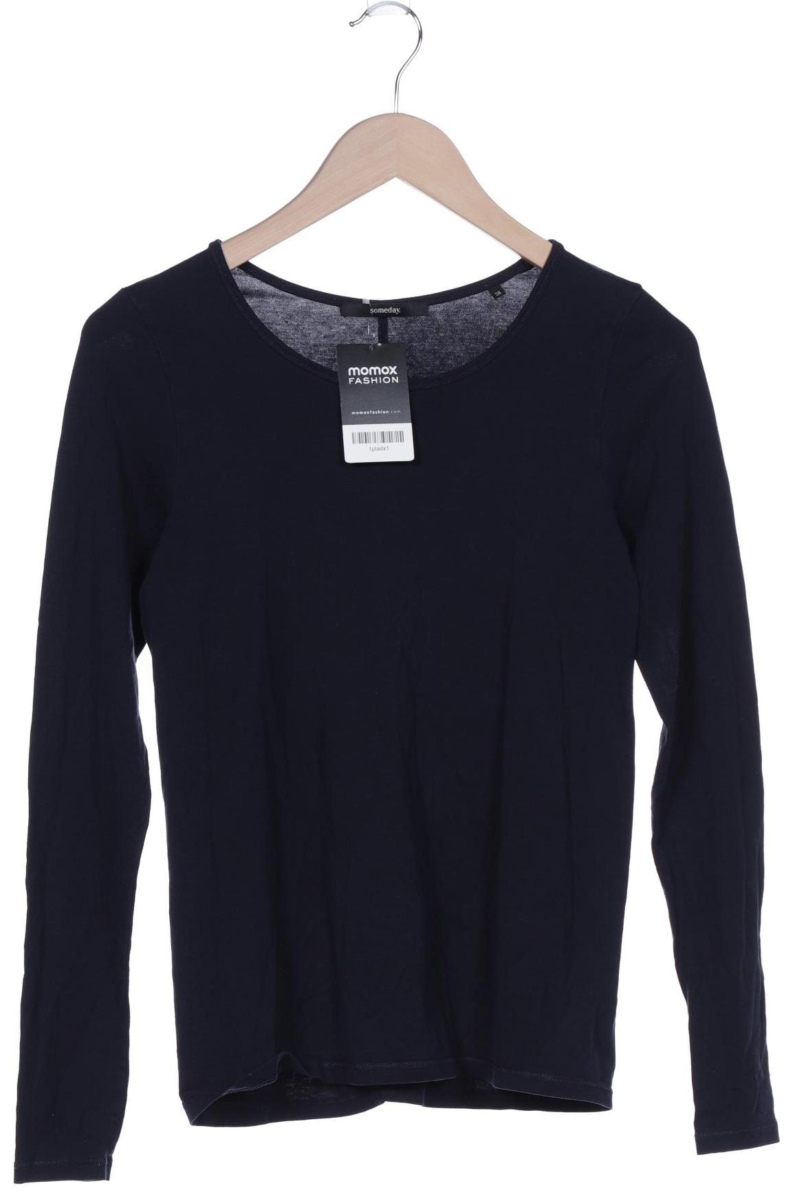 

someday. Damen Langarmshirt, marineblau