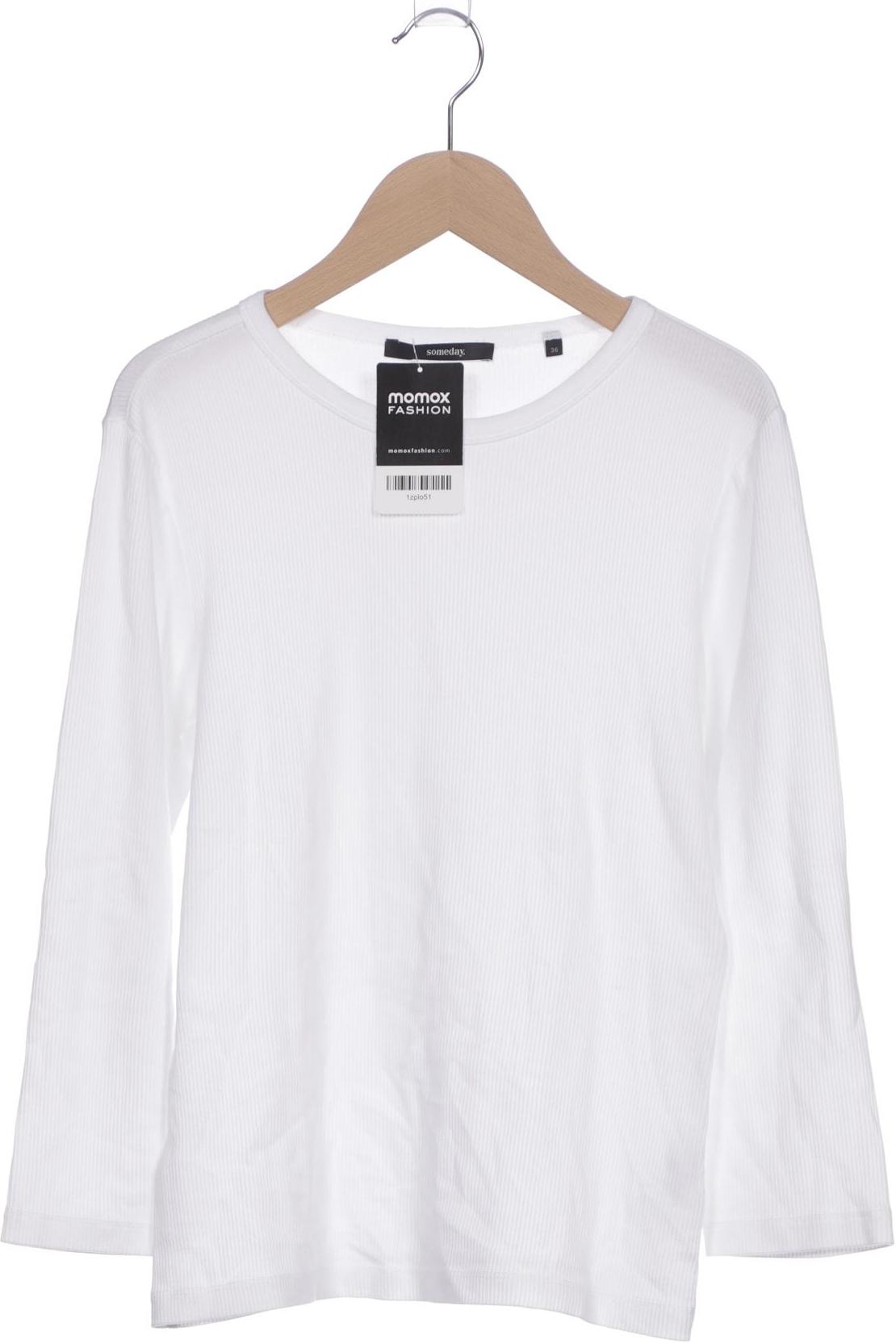 

someday. Damen Langarmshirt, weiß, Gr. 36