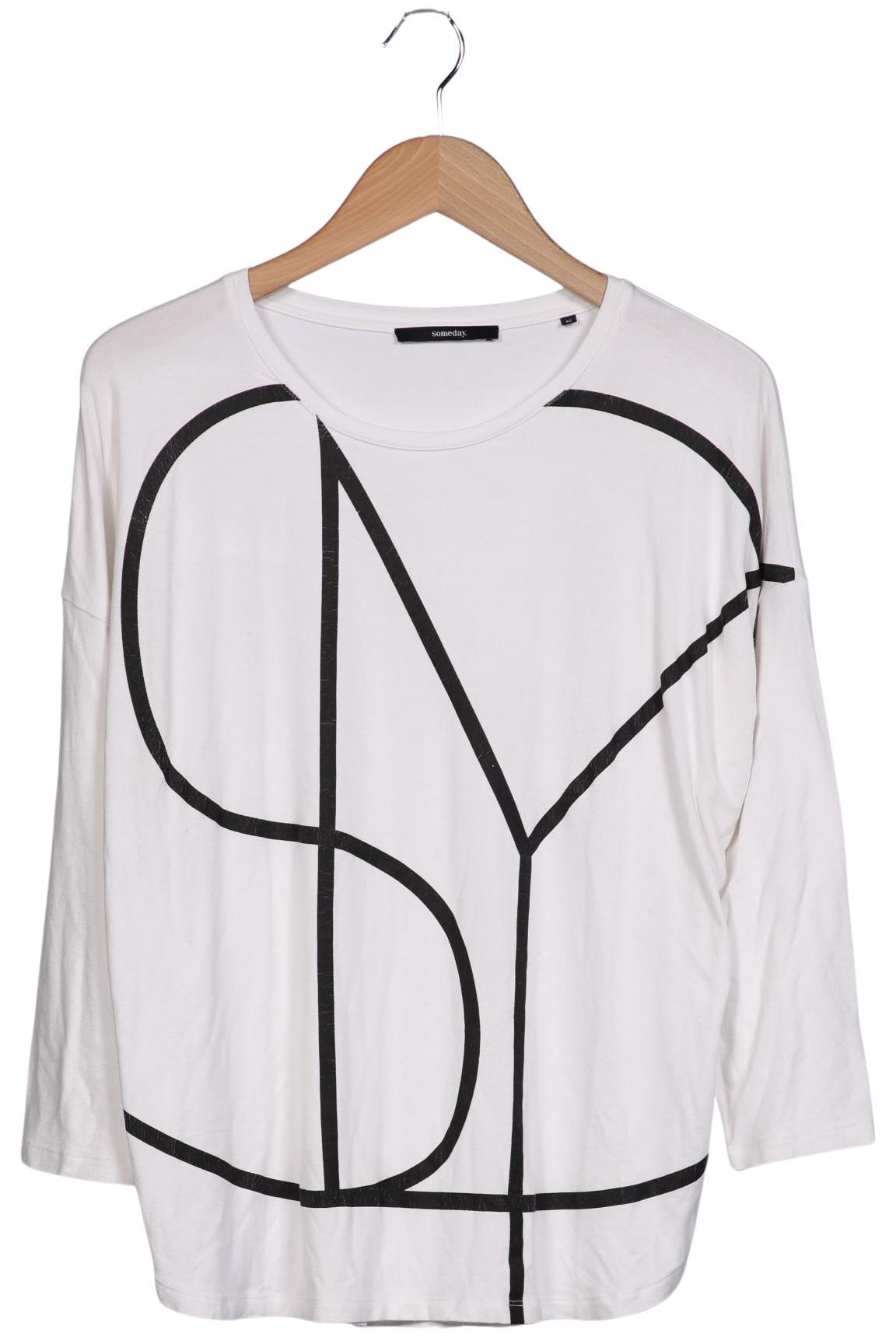 

someday. Damen Langarmshirt, weiß, Gr. 42