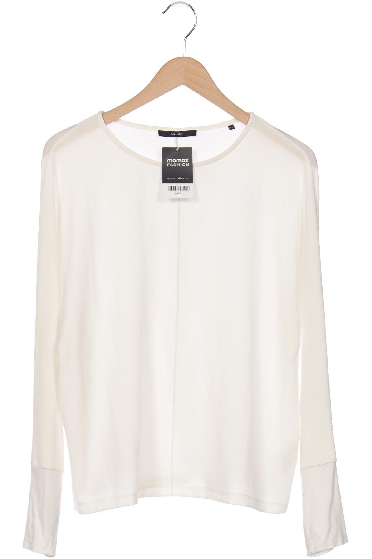 

someday. Damen Langarmshirt, weiß
