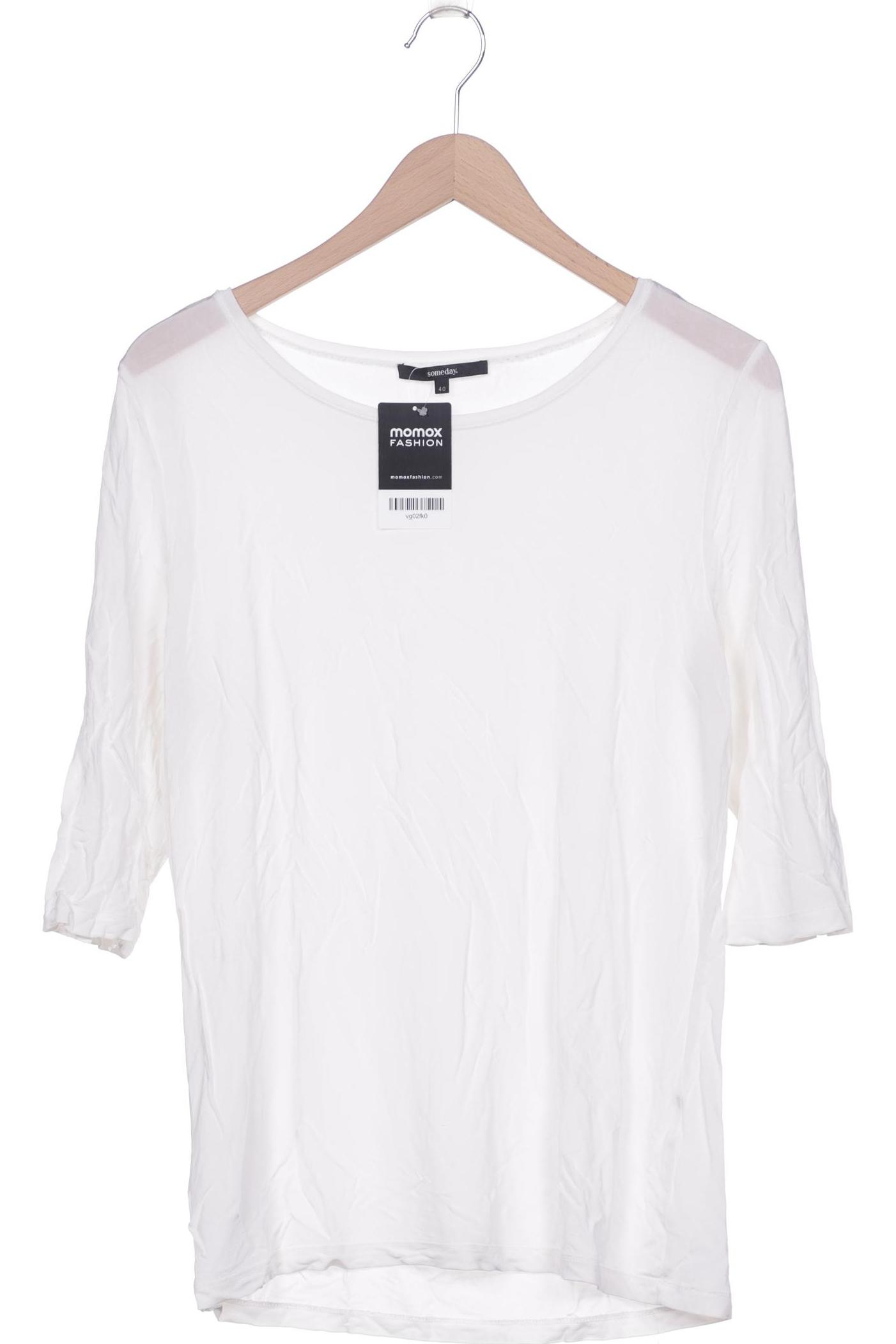 

someday. Damen Langarmshirt, weiß, Gr. 40
