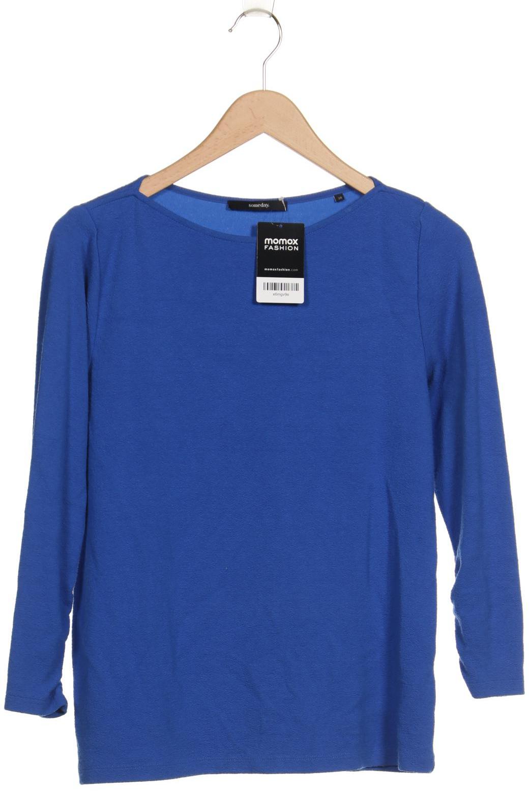 

someday. Damen Langarmshirt, blau, Gr. 38