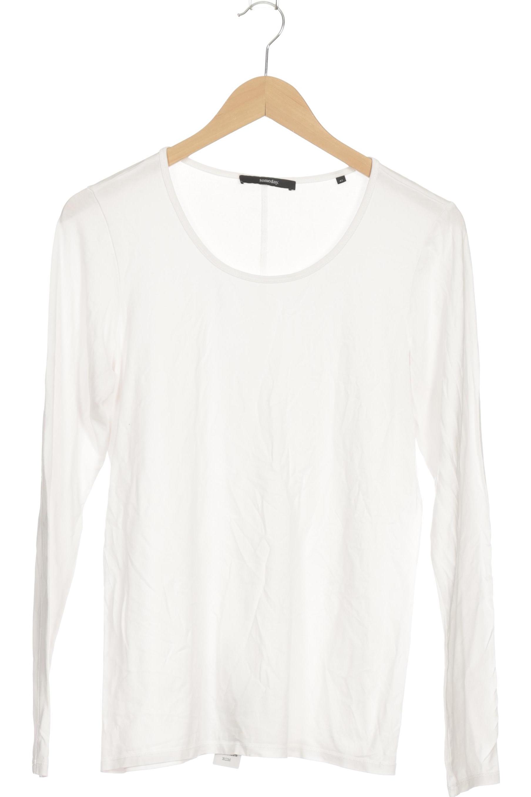

someday. Damen Langarmshirt, weiß, Gr. 42