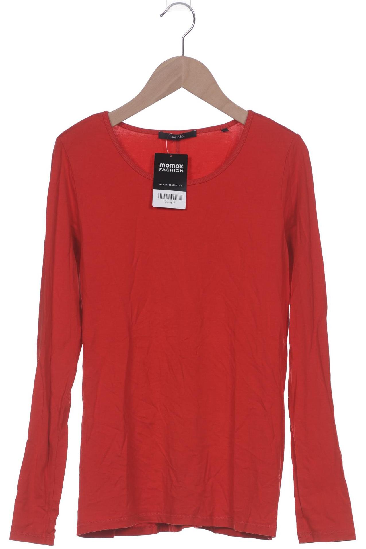 

someday. Damen Langarmshirt, rot, Gr. 40