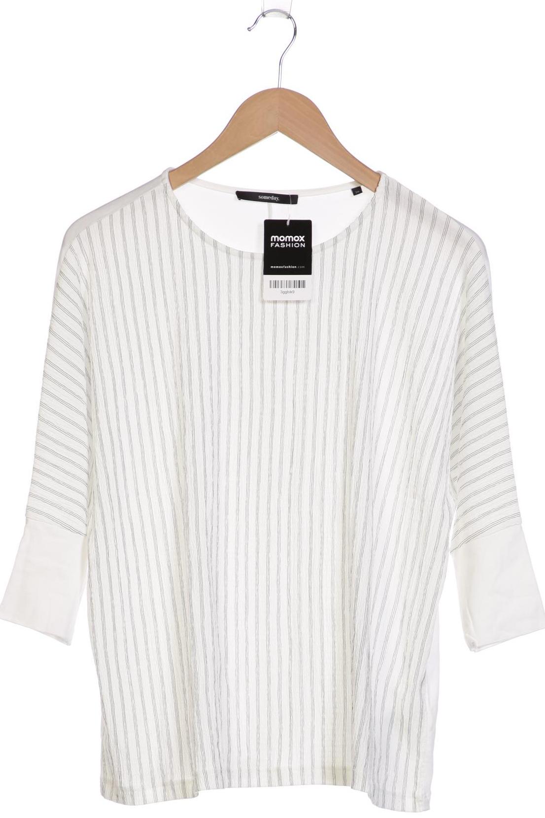 

someday. Damen Langarmshirt, weiß, Gr. 36