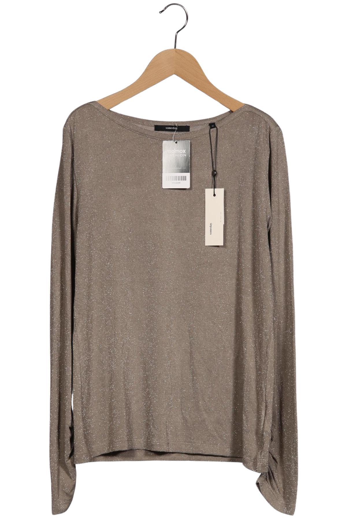 

someday. Damen Langarmshirt, beige, Gr. 42