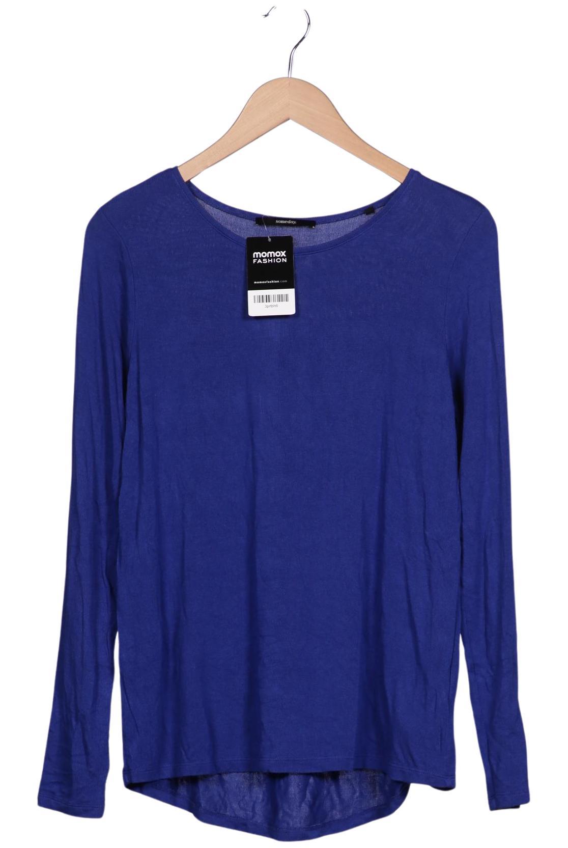 

someday. Damen Langarmshirt, blau, Gr. 40