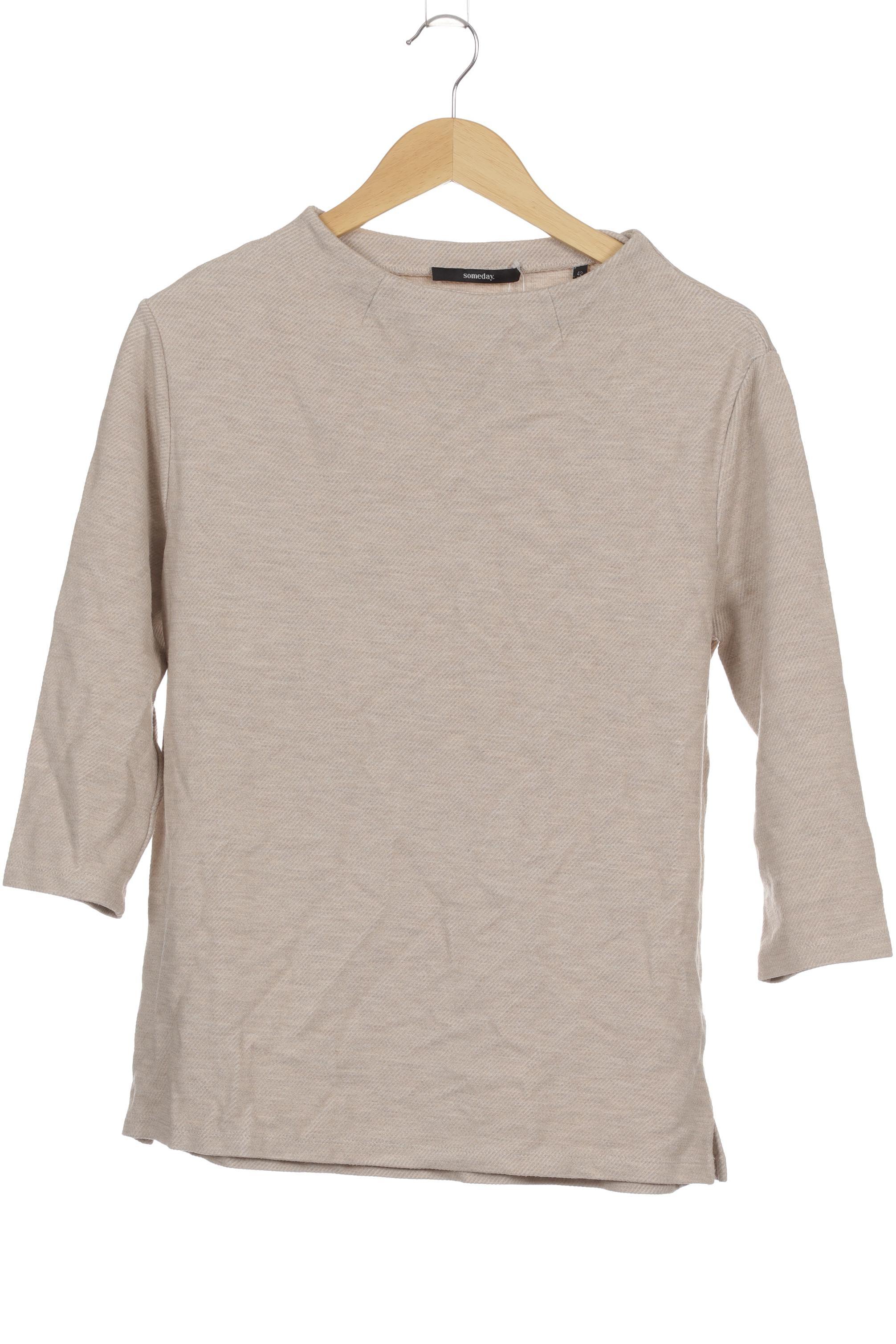 

someday. Damen Langarmshirt, beige, Gr. 42