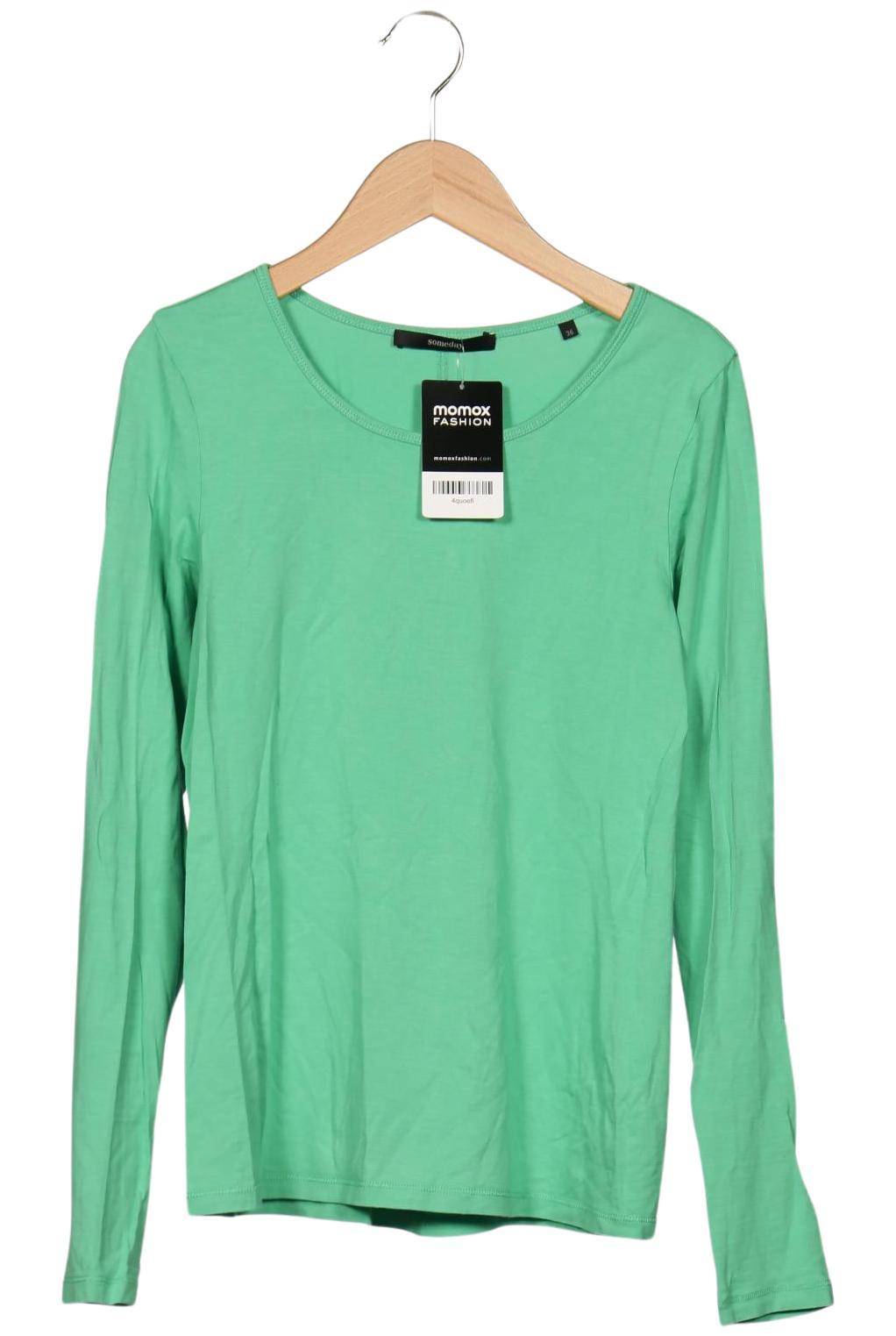 

someday. Damen Langarmshirt, hellgrün, Gr. 36