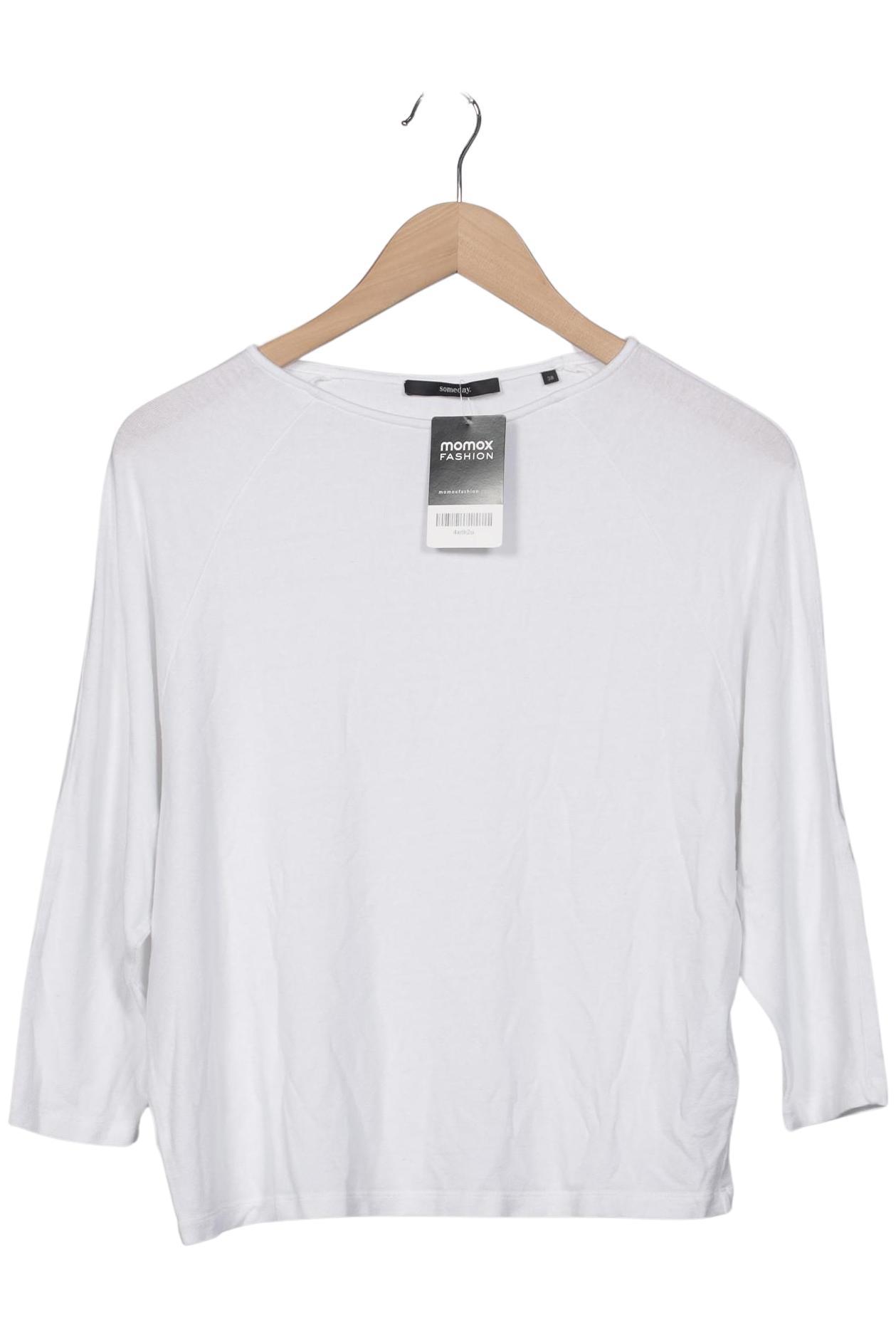 

someday. Damen Langarmshirt, weiß, Gr. 38