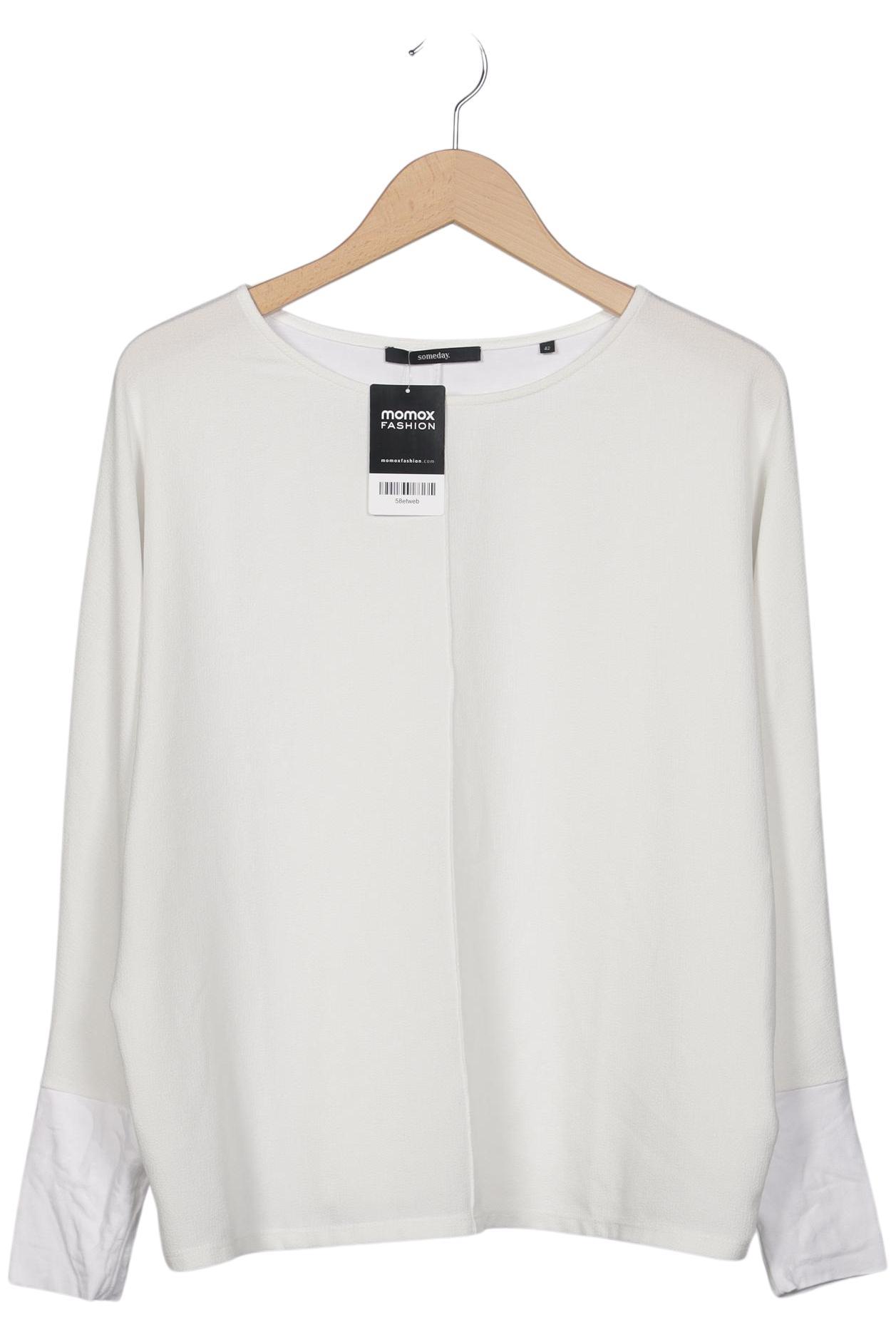 

someday. Damen Langarmshirt, weiß, Gr. 42