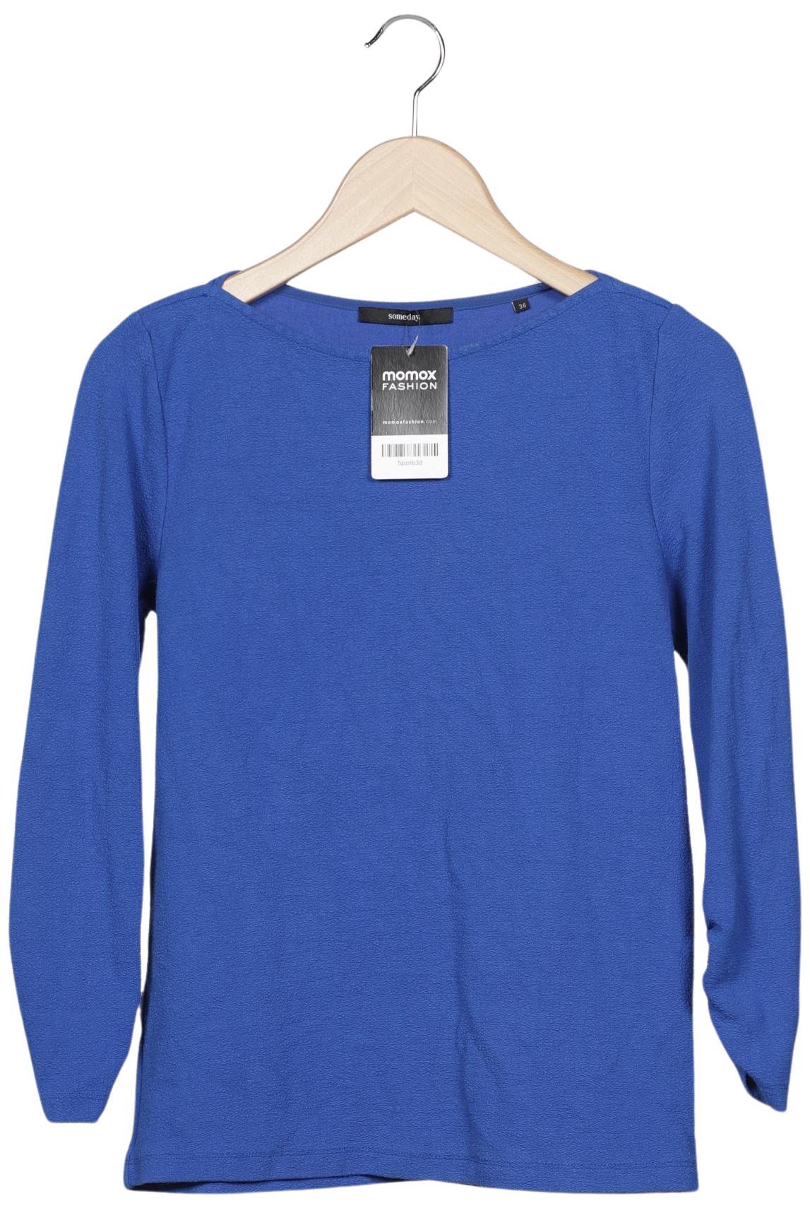 

someday. Damen Langarmshirt, blau, Gr. 36