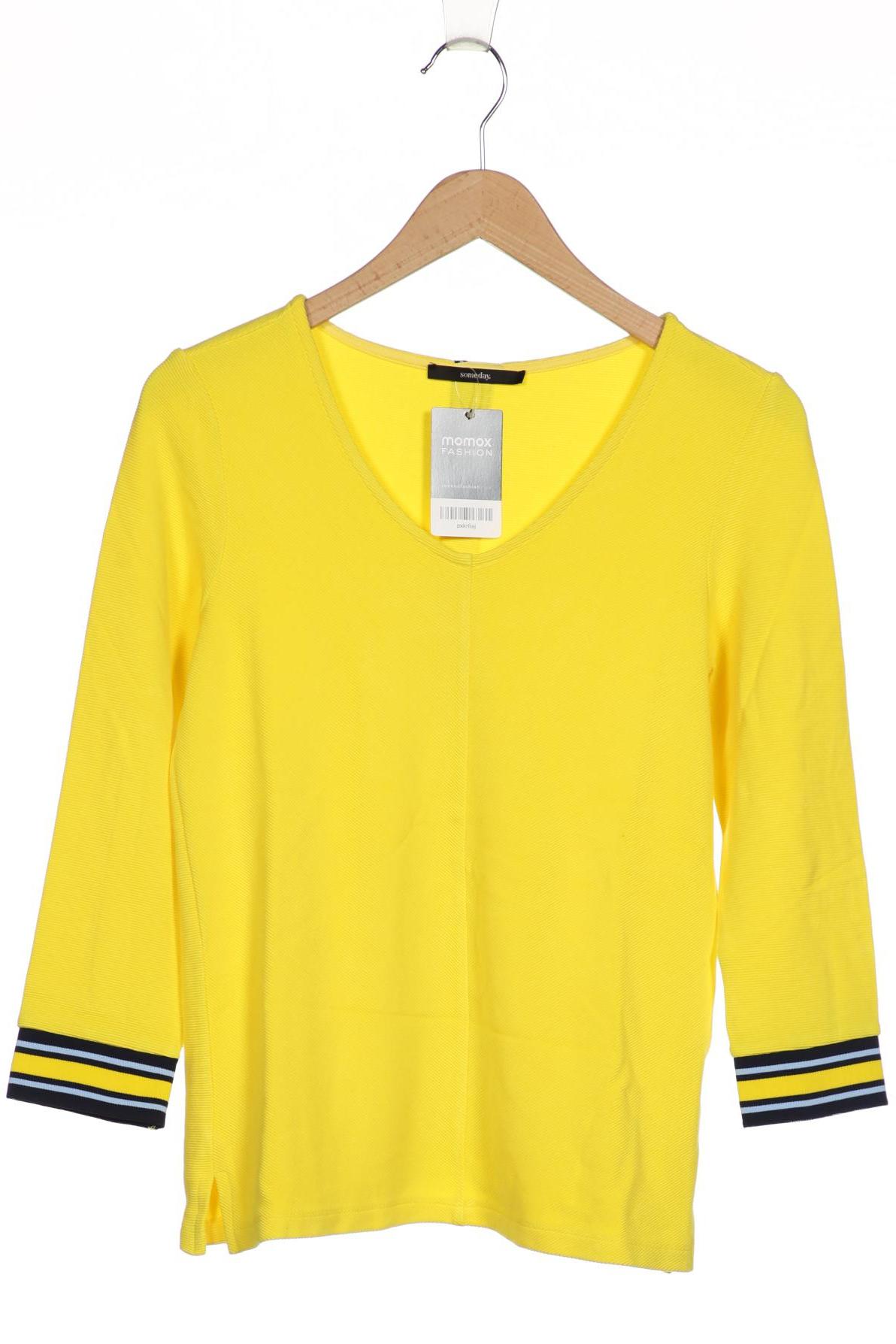 

someday. Damen Langarmshirt, gelb, Gr. 38