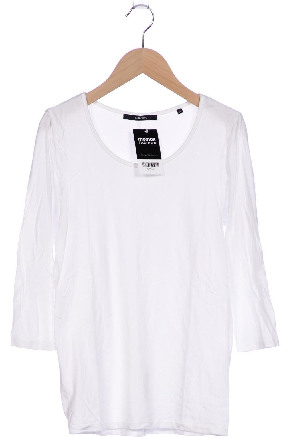 

someday. Damen Langarmshirt, weiß, Gr. 36