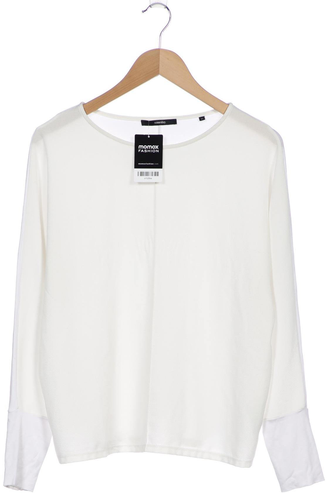 

someday. Damen Langarmshirt, weiß