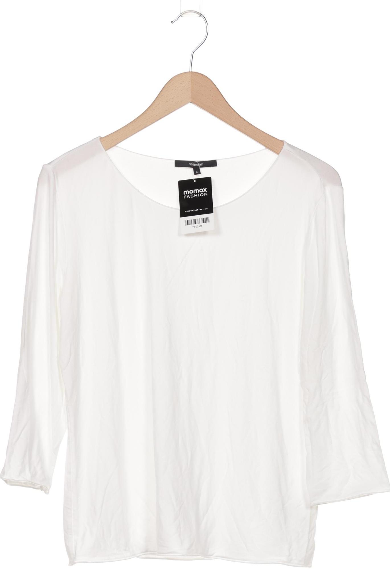 

someday. Damen Langarmshirt, weiß, Gr. 42