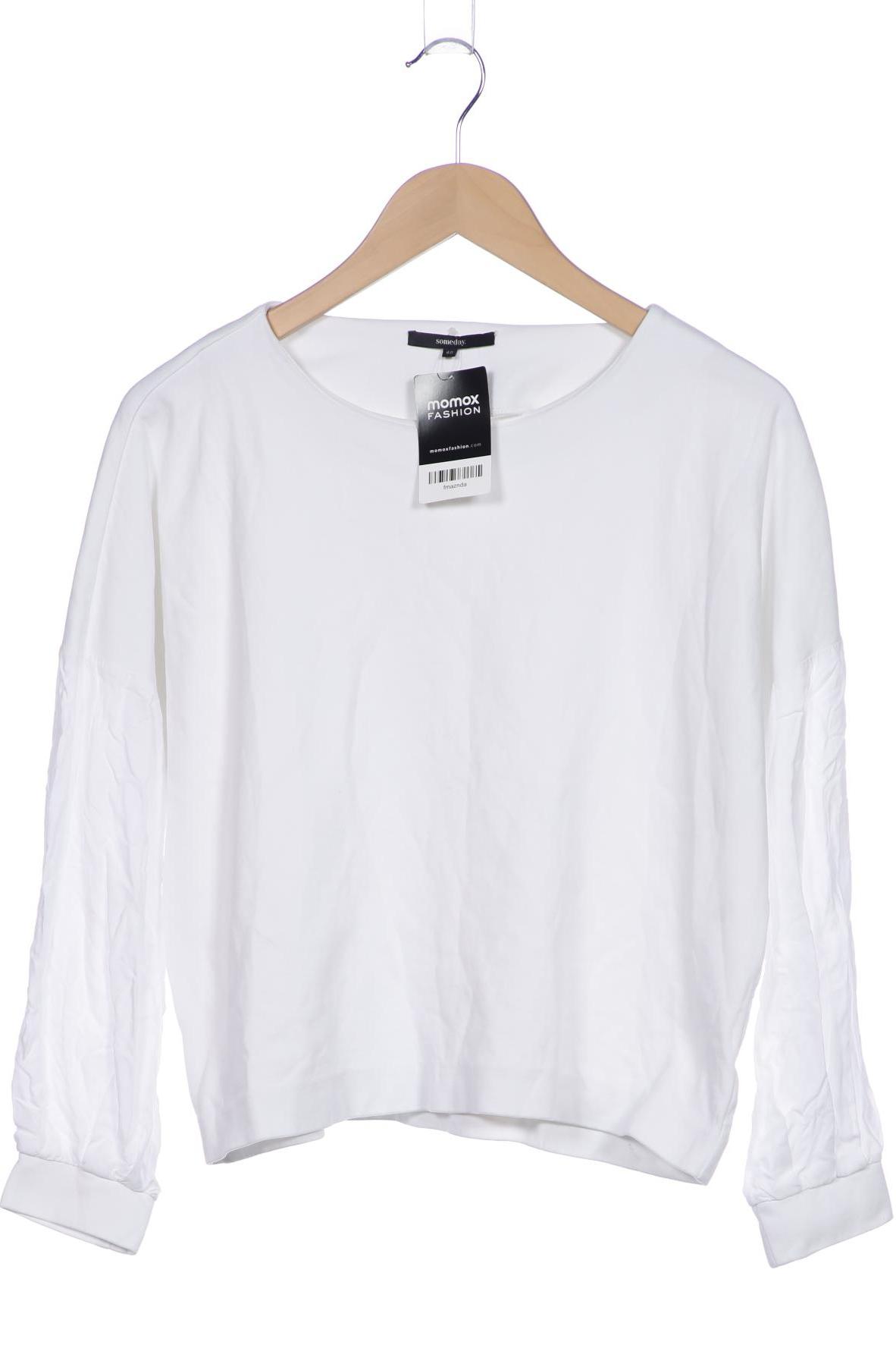 

someday. Damen Langarmshirt, weiß, Gr. 40