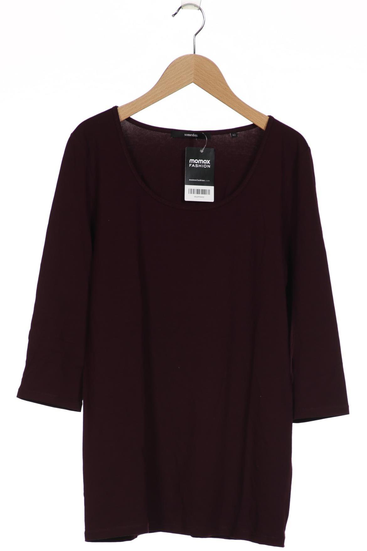 

someday. Damen Langarmshirt, bordeaux, Gr. 42