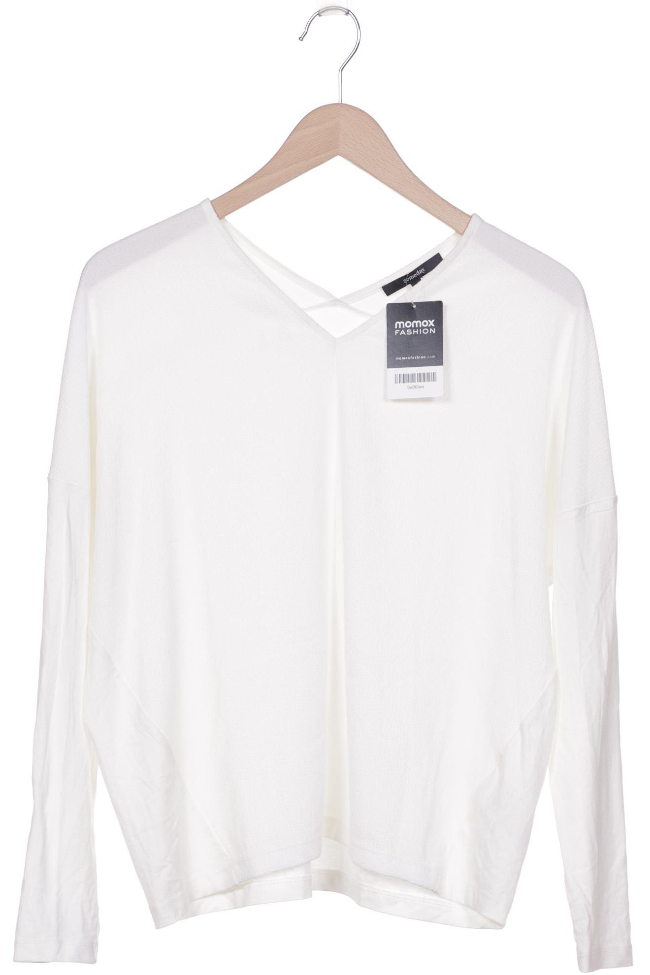 

someday. Damen Langarmshirt, weiß