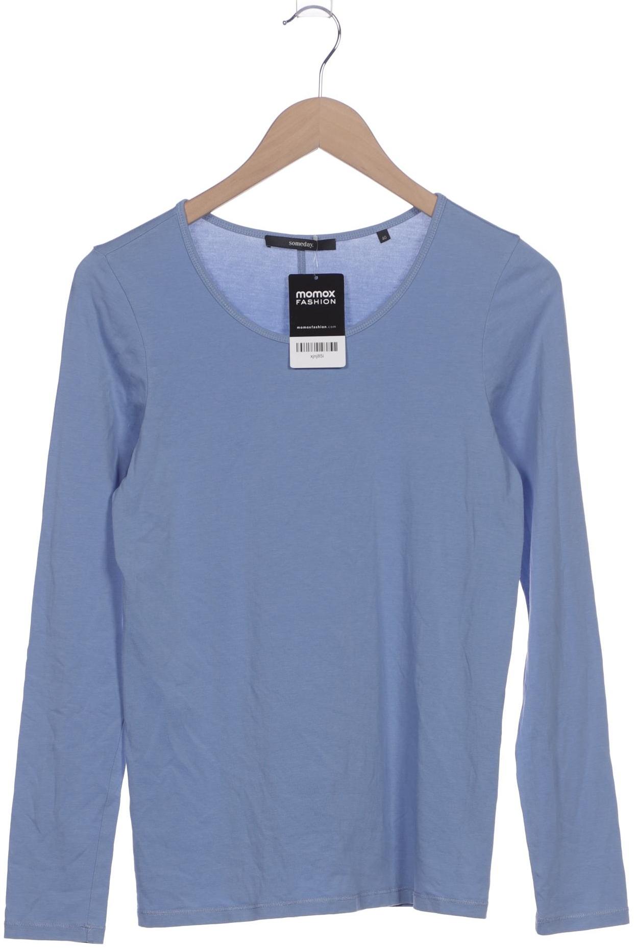 

someday. Damen Langarmshirt, blau, Gr. 40