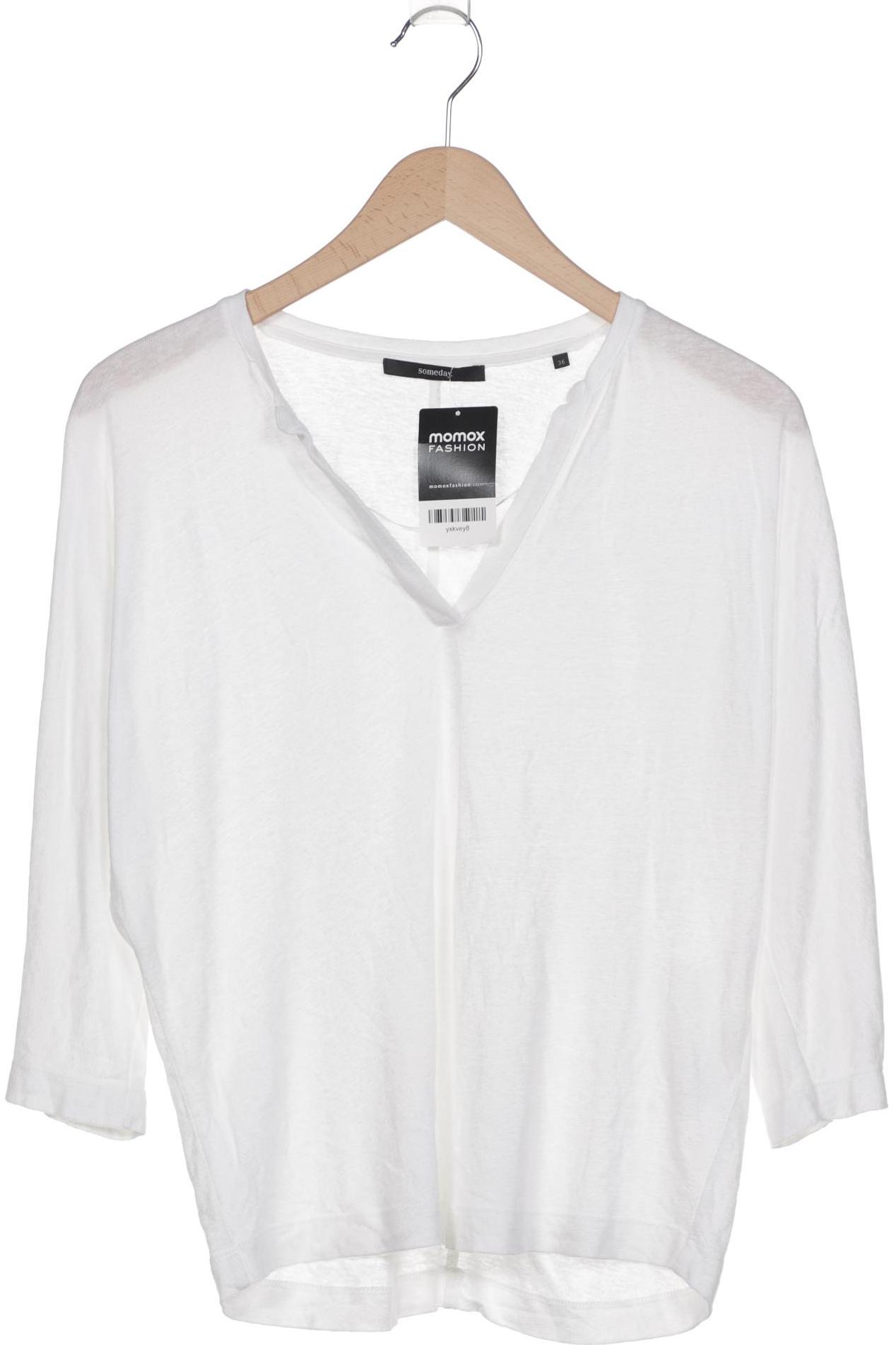 

someday. Damen Langarmshirt, weiß, Gr. 36
