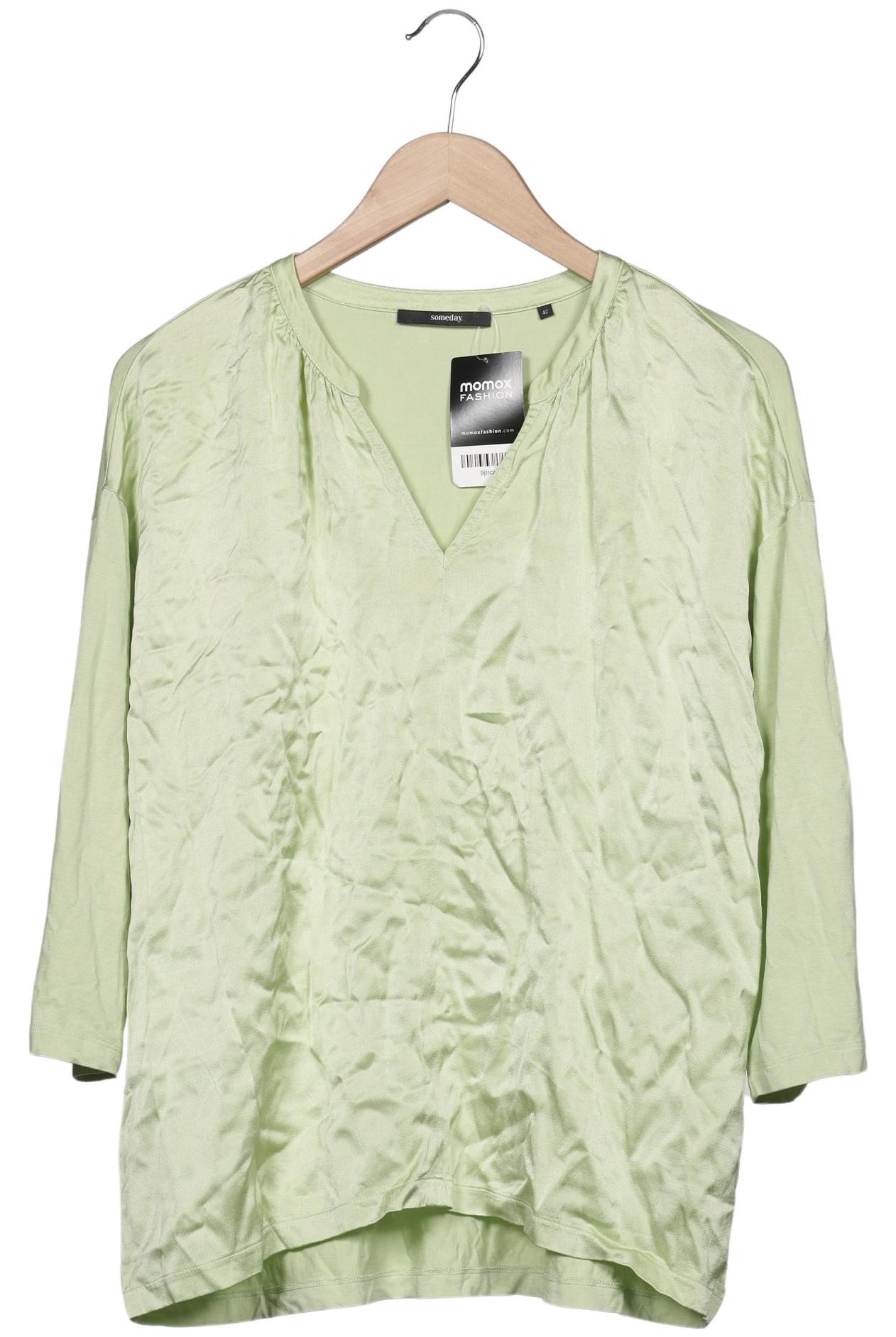 

someday. Damen Langarmshirt, hellgrün, Gr. 42