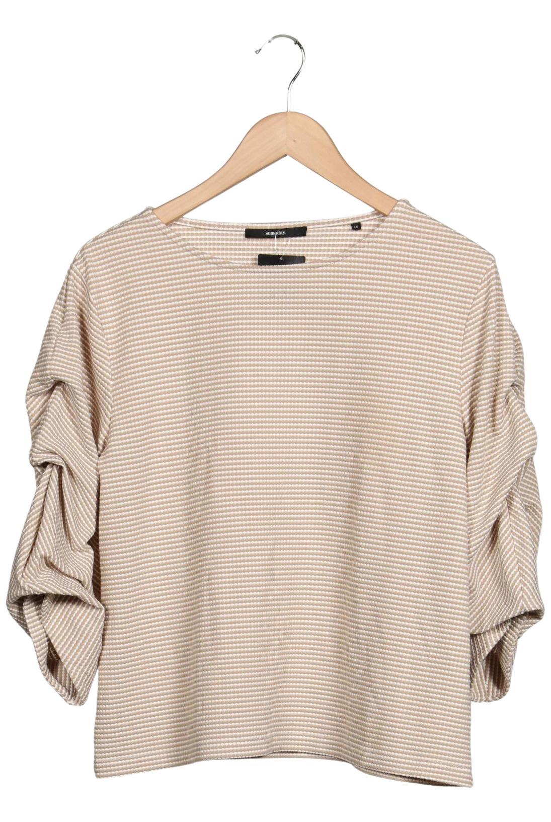 

someday. Damen Langarmshirt, beige, Gr. 40