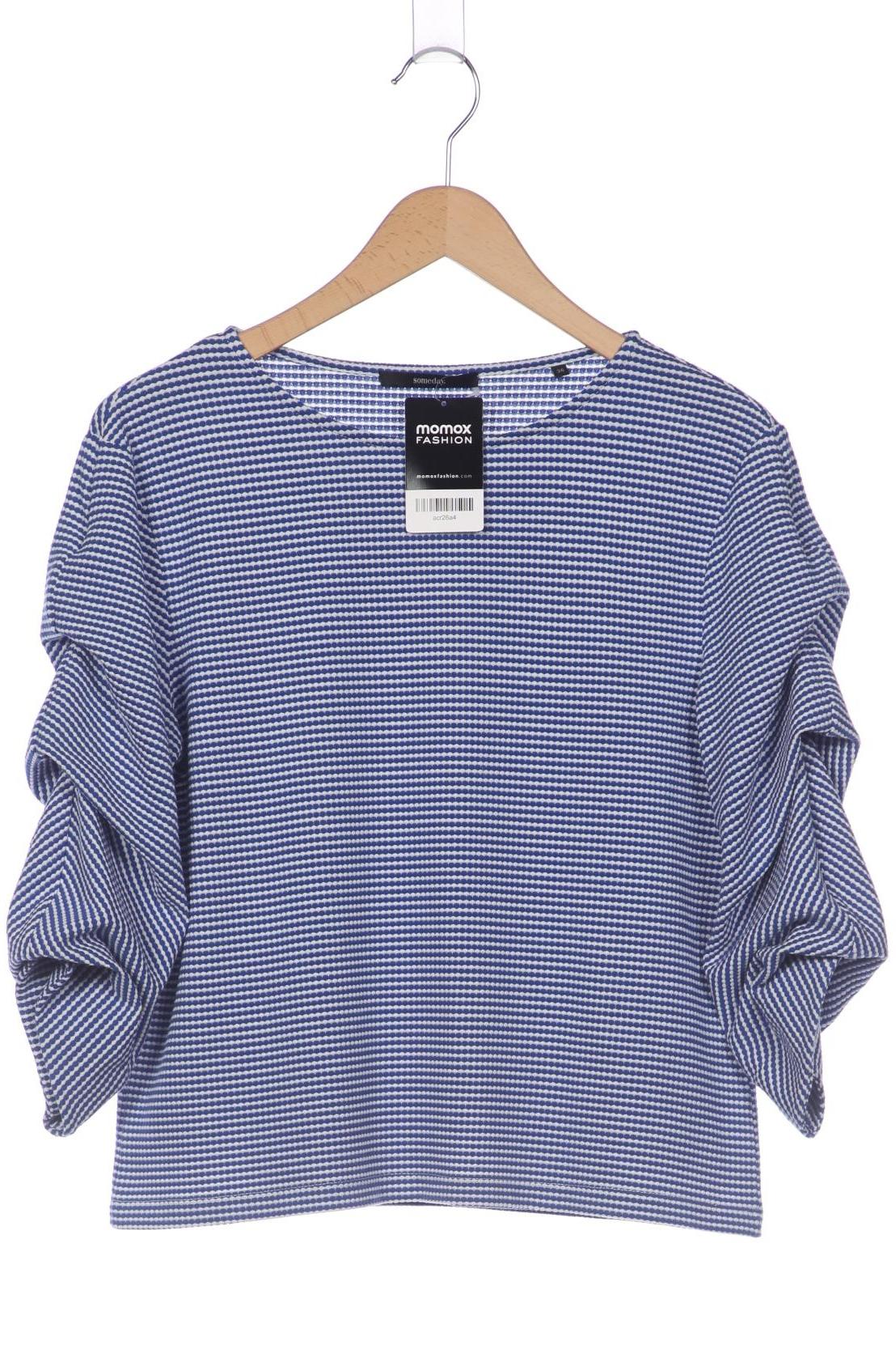 

someday. Damen Langarmshirt, blau, Gr. 36