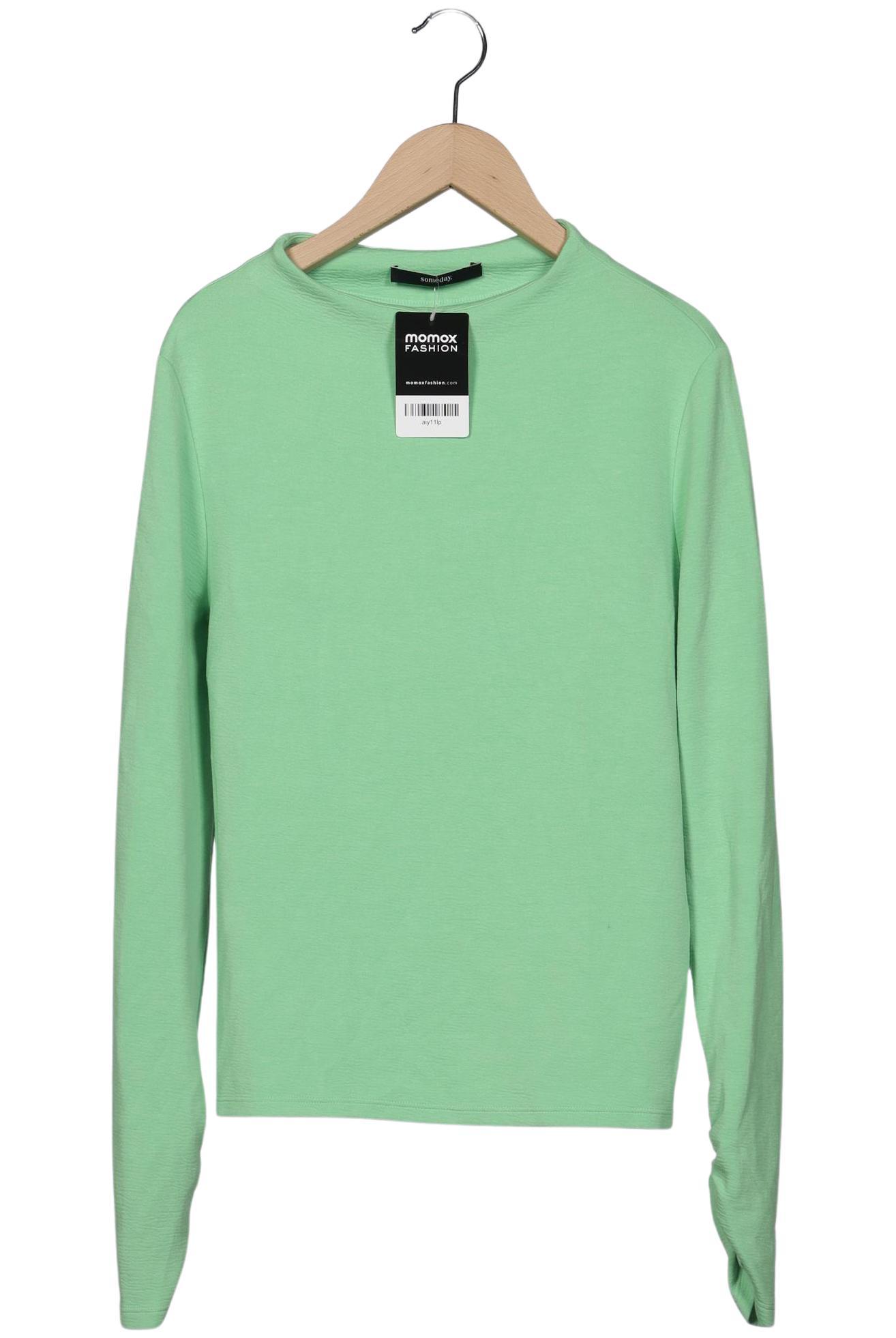 

someday. Damen Langarmshirt, hellgrün, Gr. 36
