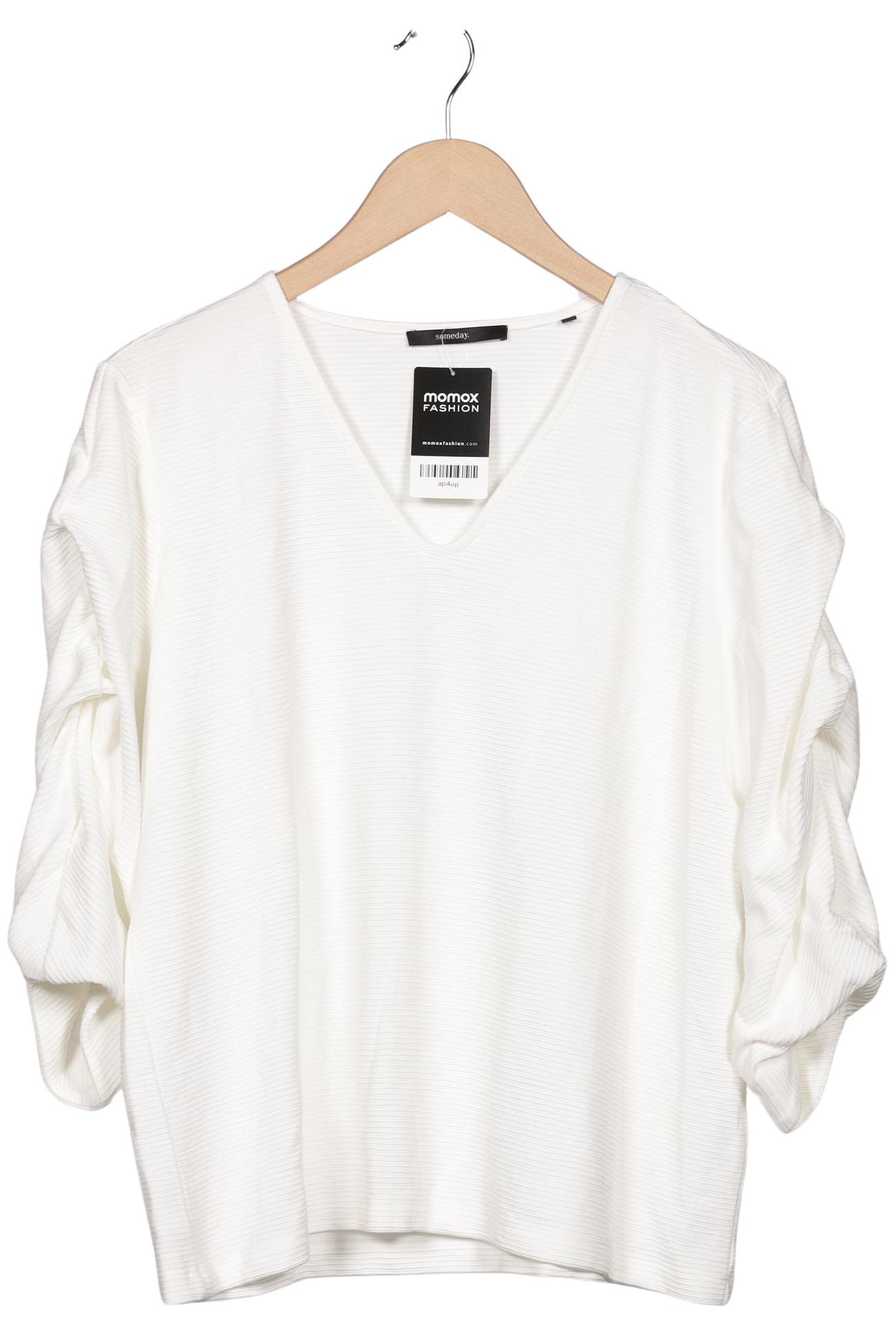 

someday. Damen Langarmshirt, weiß, Gr. 42