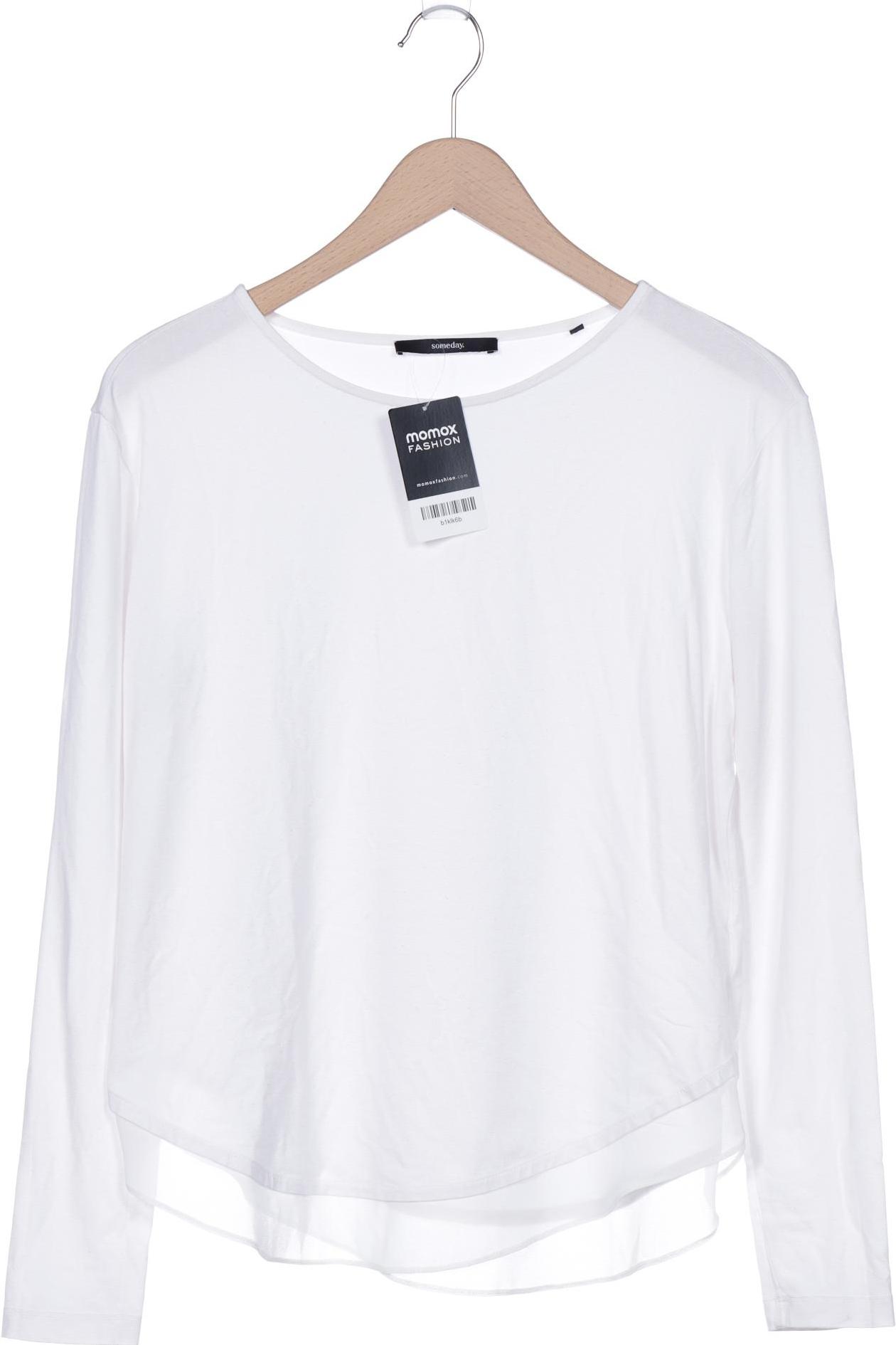 

someday. Damen Langarmshirt, weiß