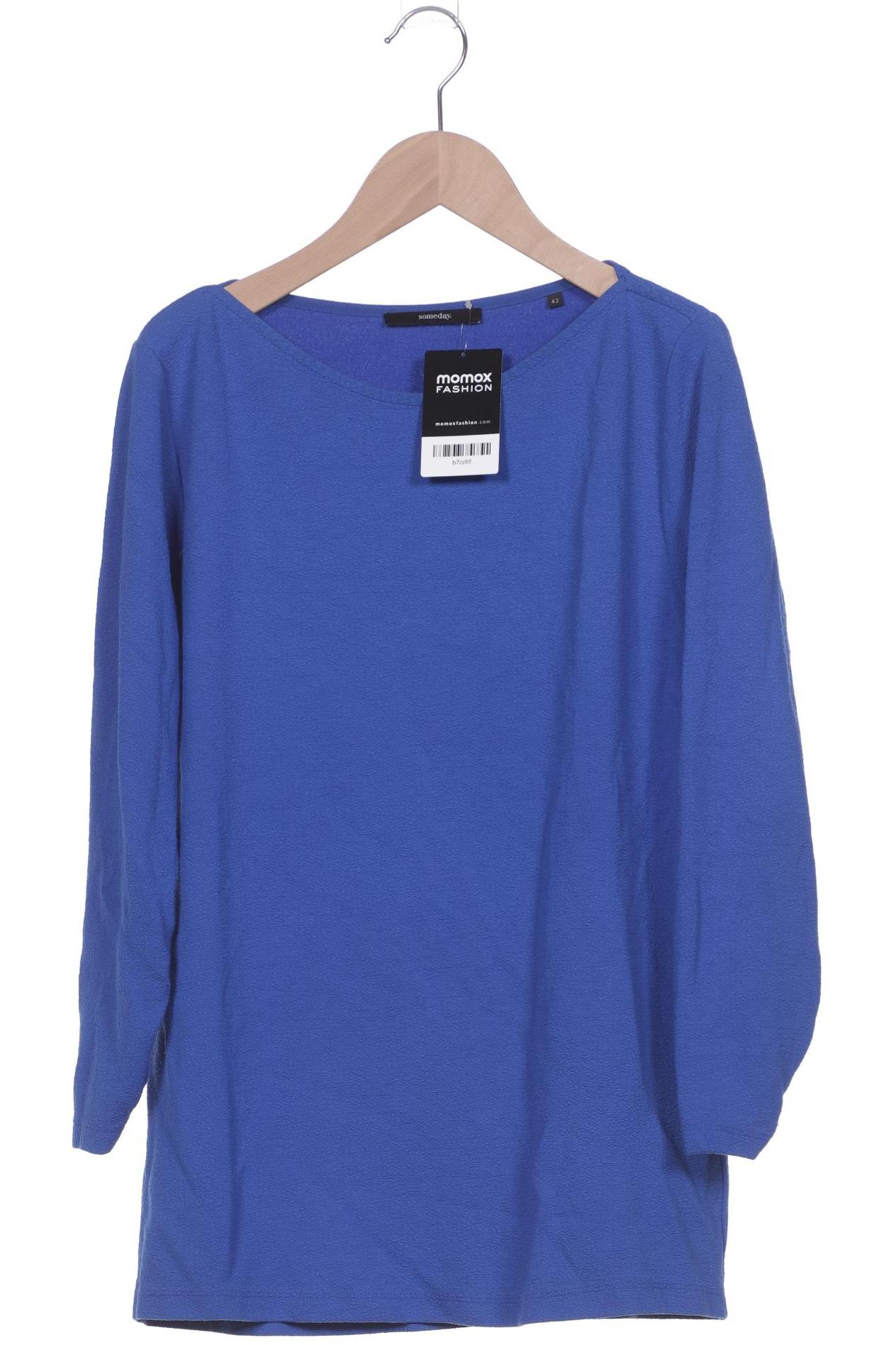 

someday. Damen Langarmshirt, blau