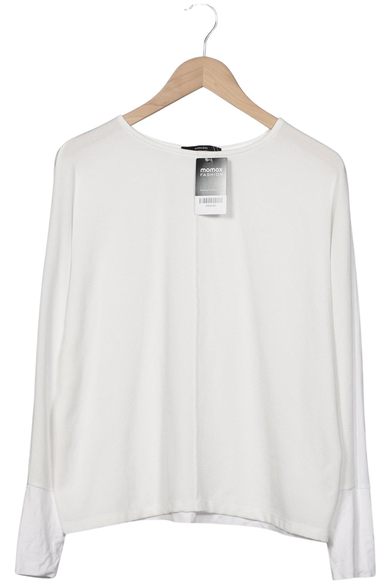 

someday. Damen Langarmshirt, weiß, Gr. 40