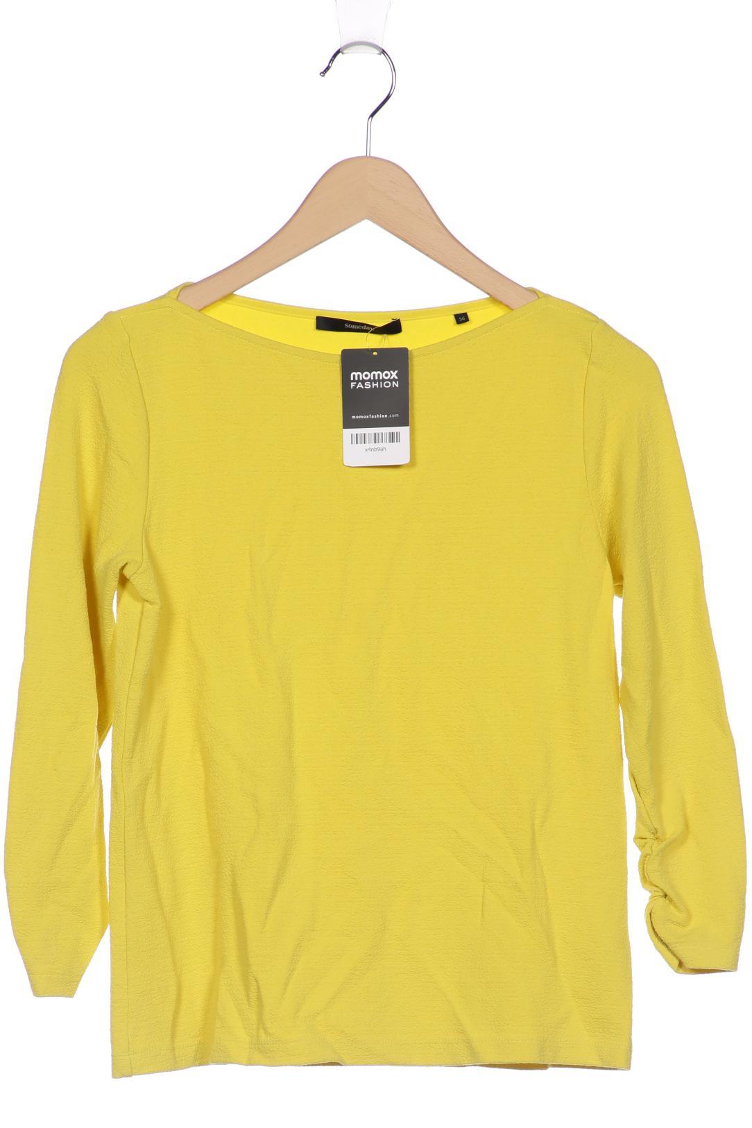 

someday. Damen Langarmshirt, gelb, Gr. 36