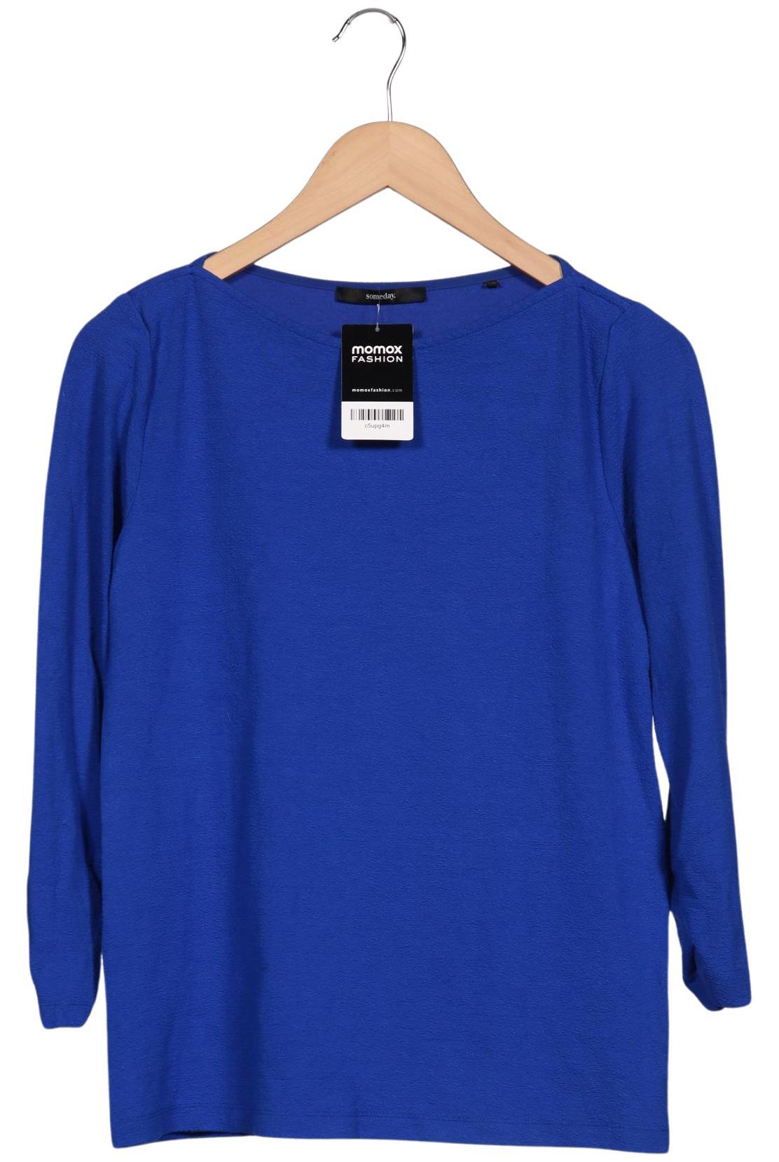 

someday. Damen Langarmshirt, blau, Gr. 38