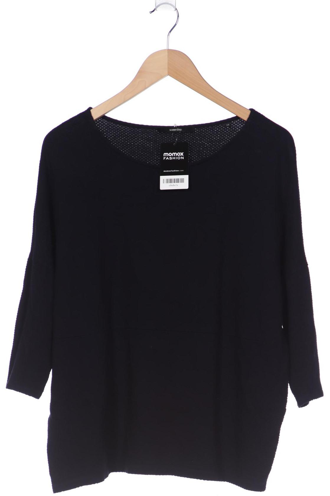 

someday. Damen Langarmshirt, marineblau