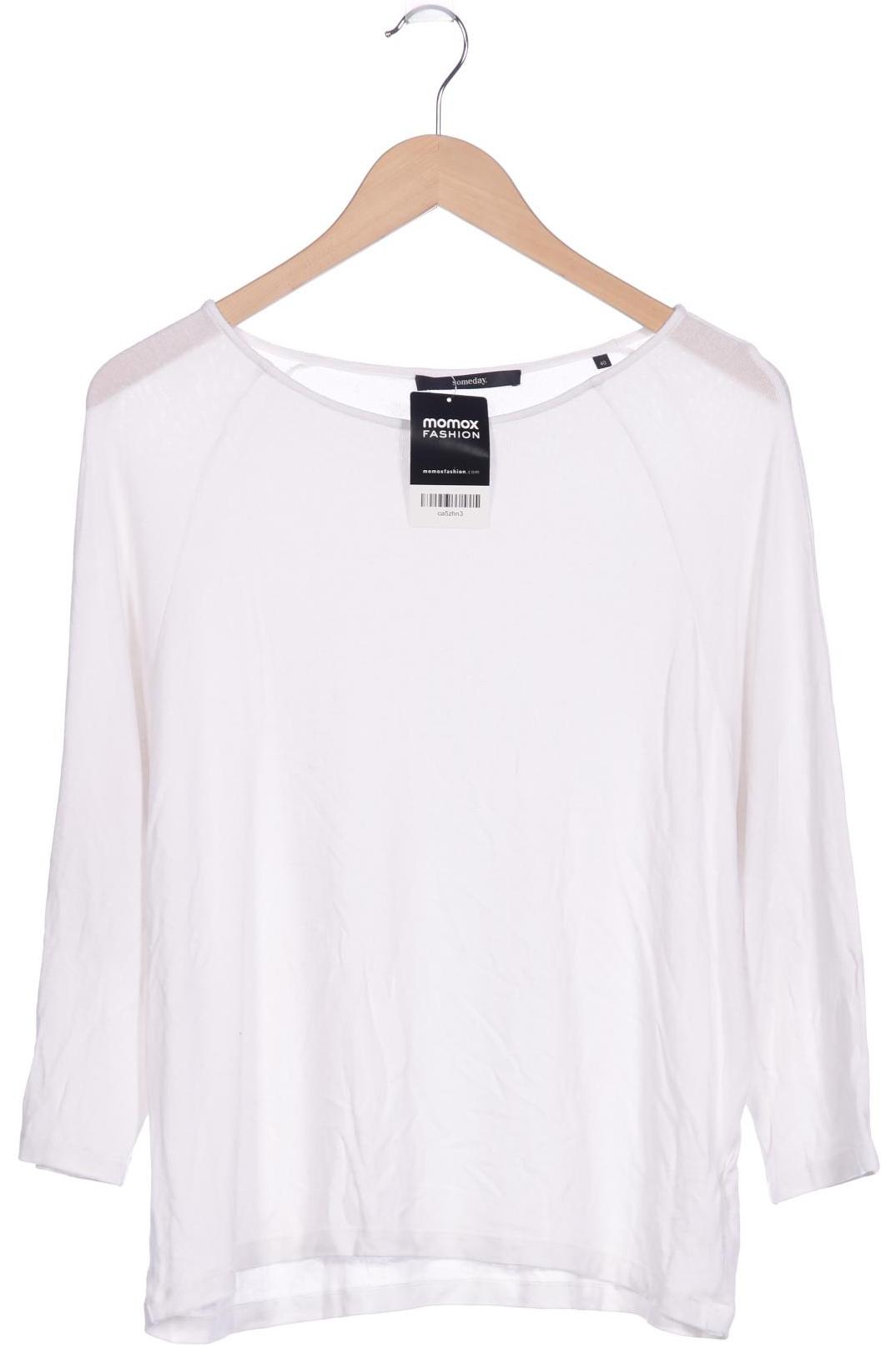 

someday. Damen Langarmshirt, weiß, Gr. 40