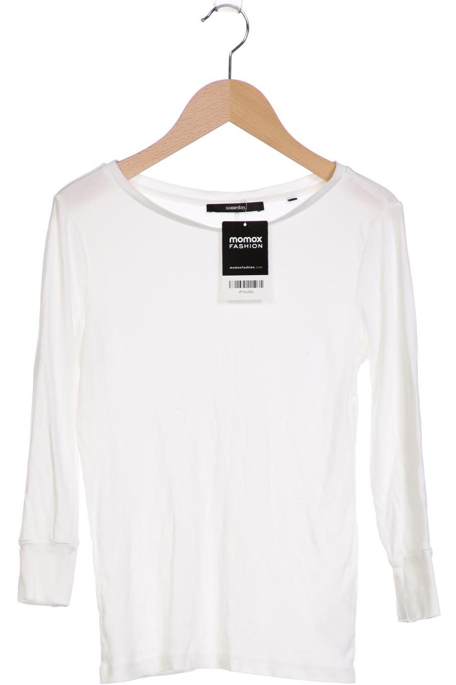 

someday. Damen Langarmshirt, weiß, Gr. 36