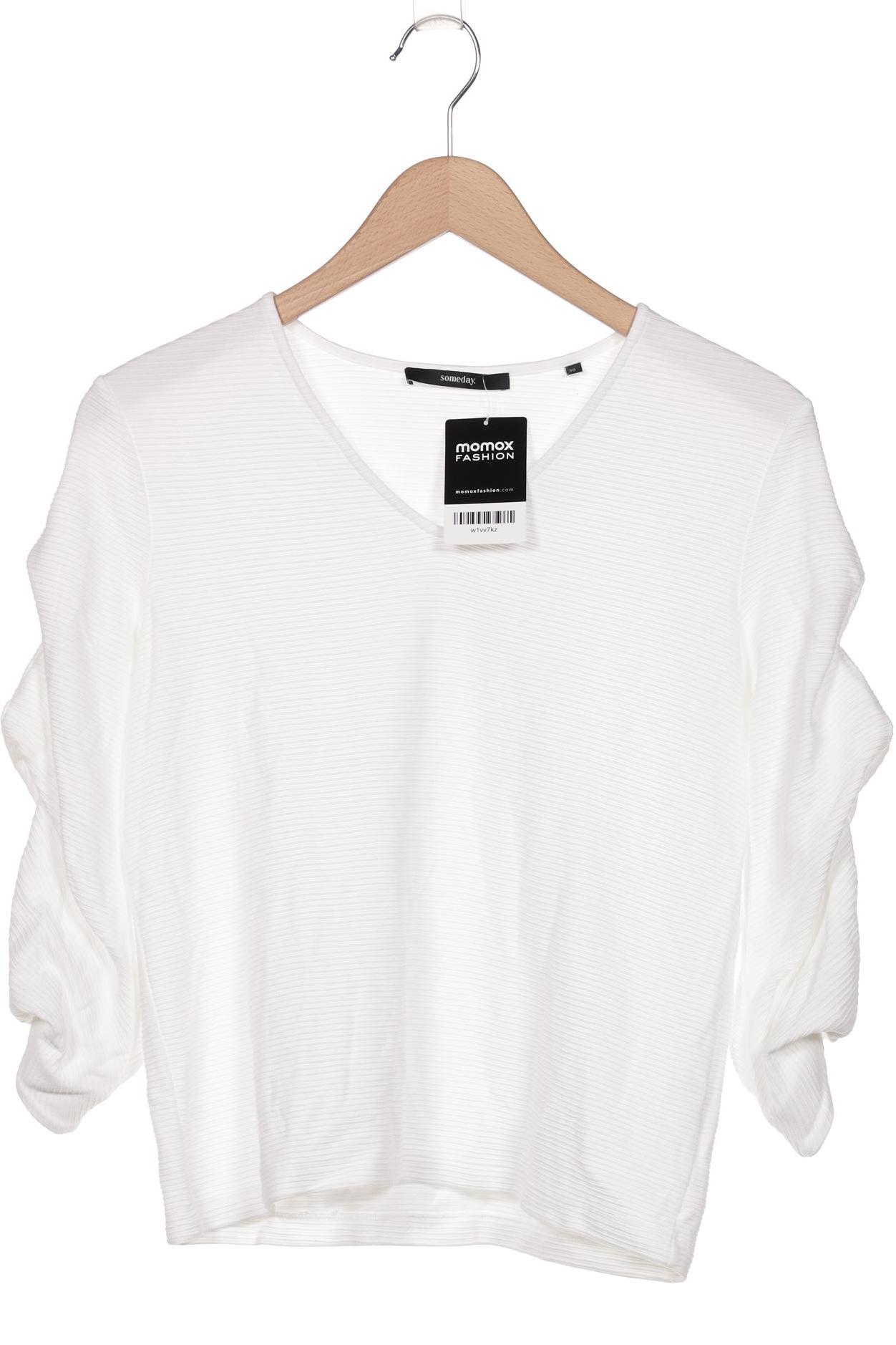 

someday. Damen Langarmshirt, weiß, Gr. 36