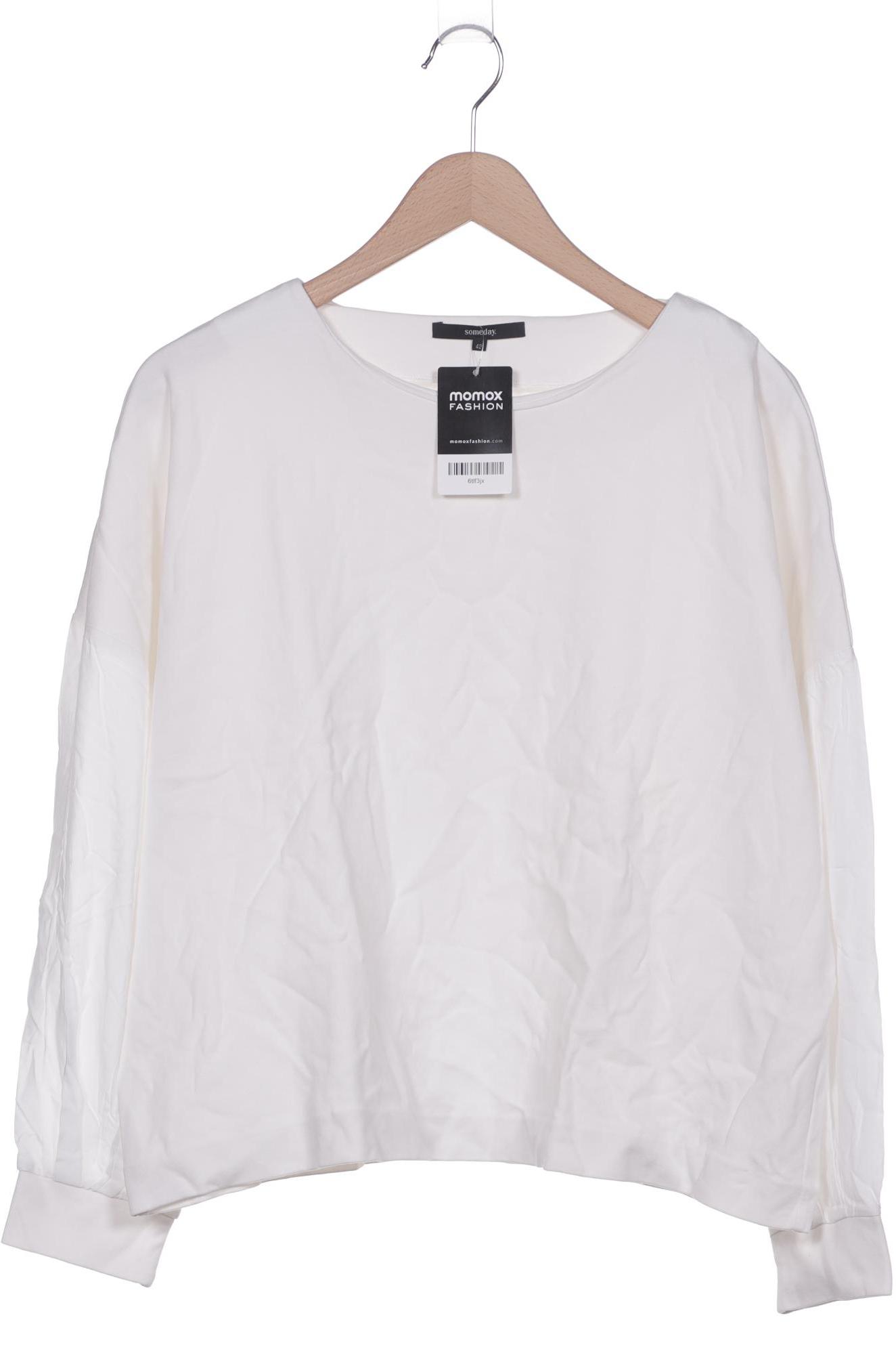 

someday. Damen Langarmshirt, weiß, Gr. 42