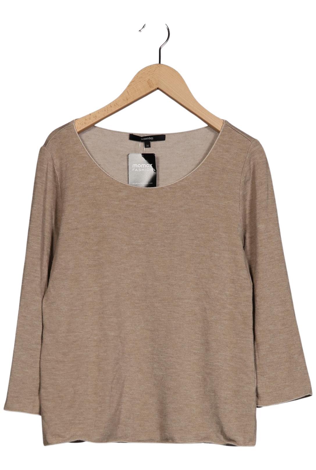 

someday. Damen Langarmshirt, beige, Gr. 36