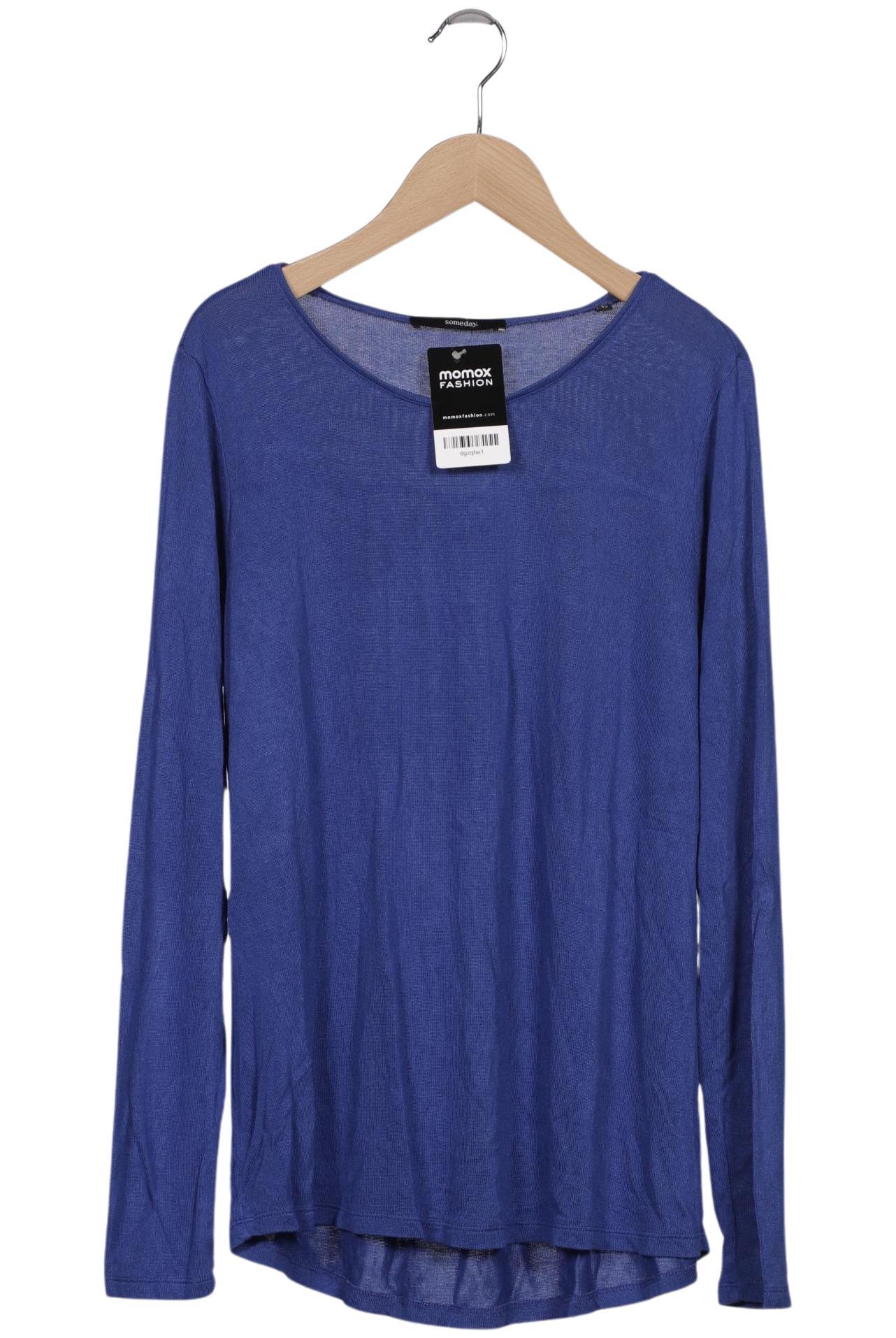 

someday. Damen Langarmshirt, blau, Gr. 40