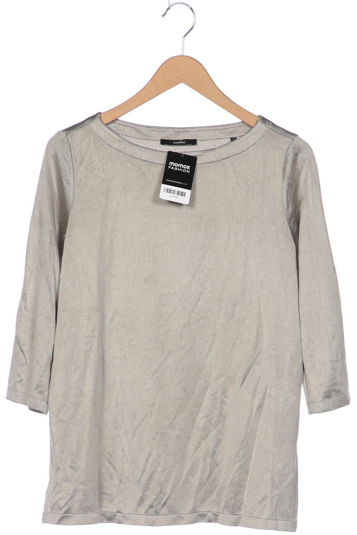 

someday. Damen Langarmshirt, silber, Gr. 36