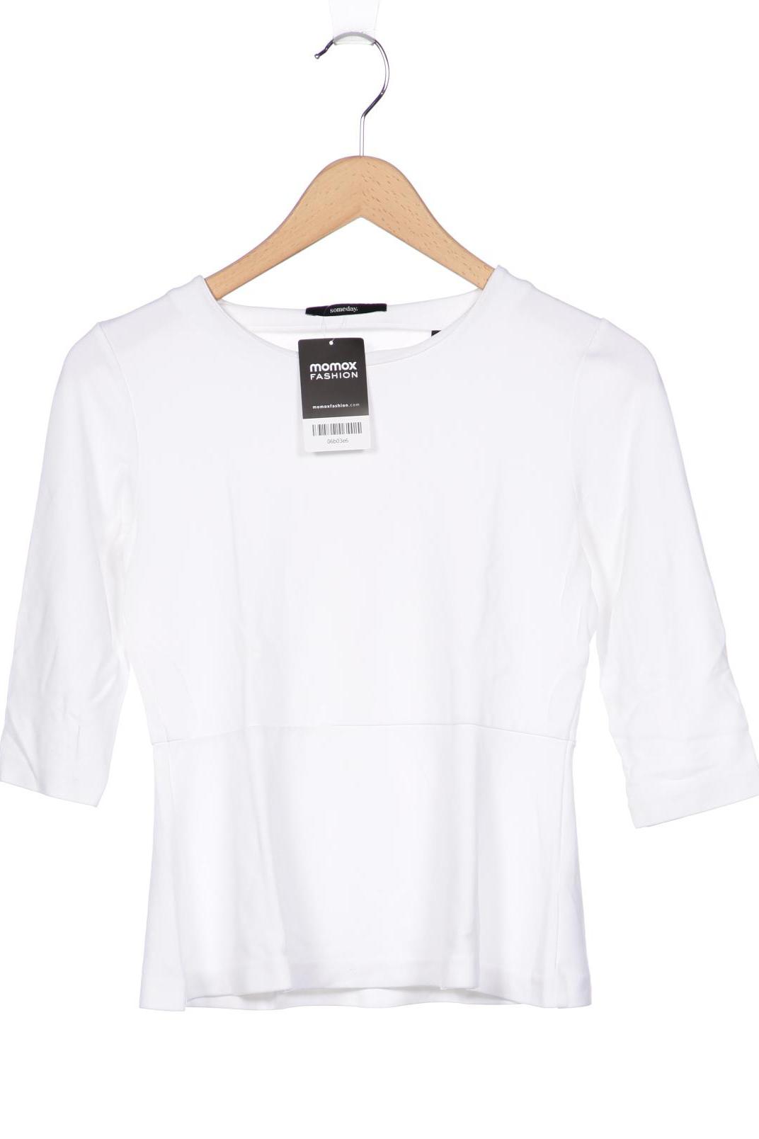 

someday. Damen Langarmshirt, weiß, Gr. 36