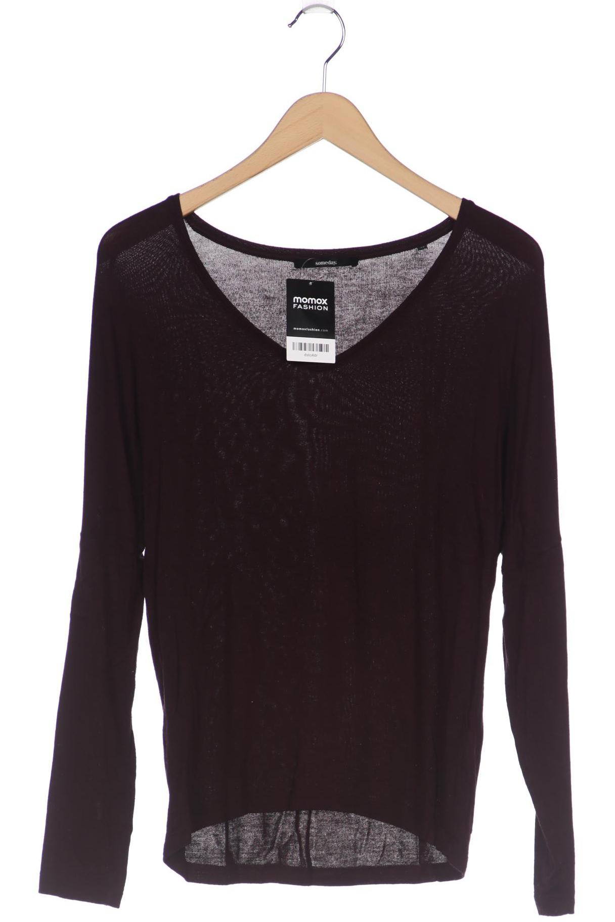 

someday. Damen Langarmshirt, bordeaux