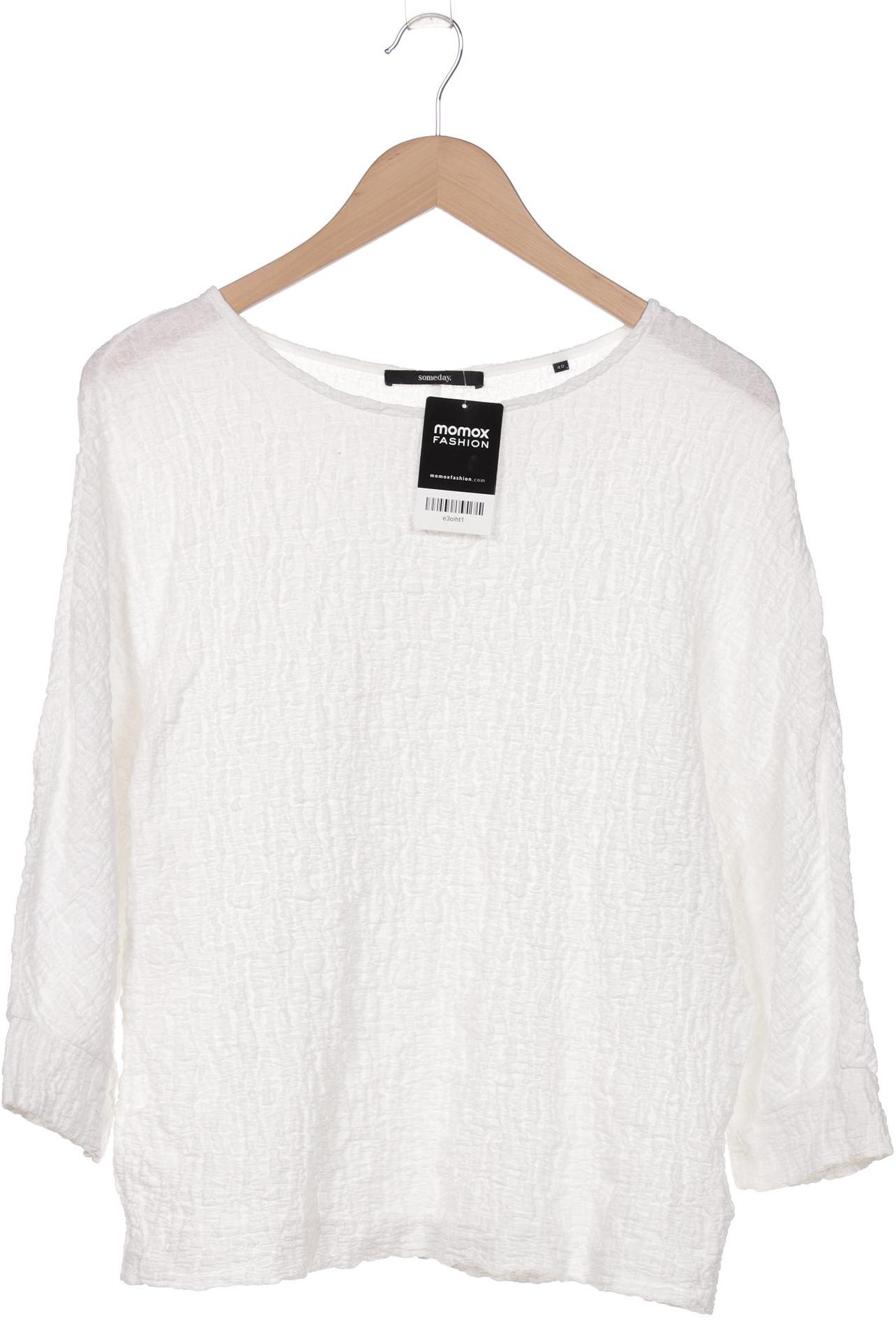 

someday. Damen Langarmshirt, weiß, Gr. 40