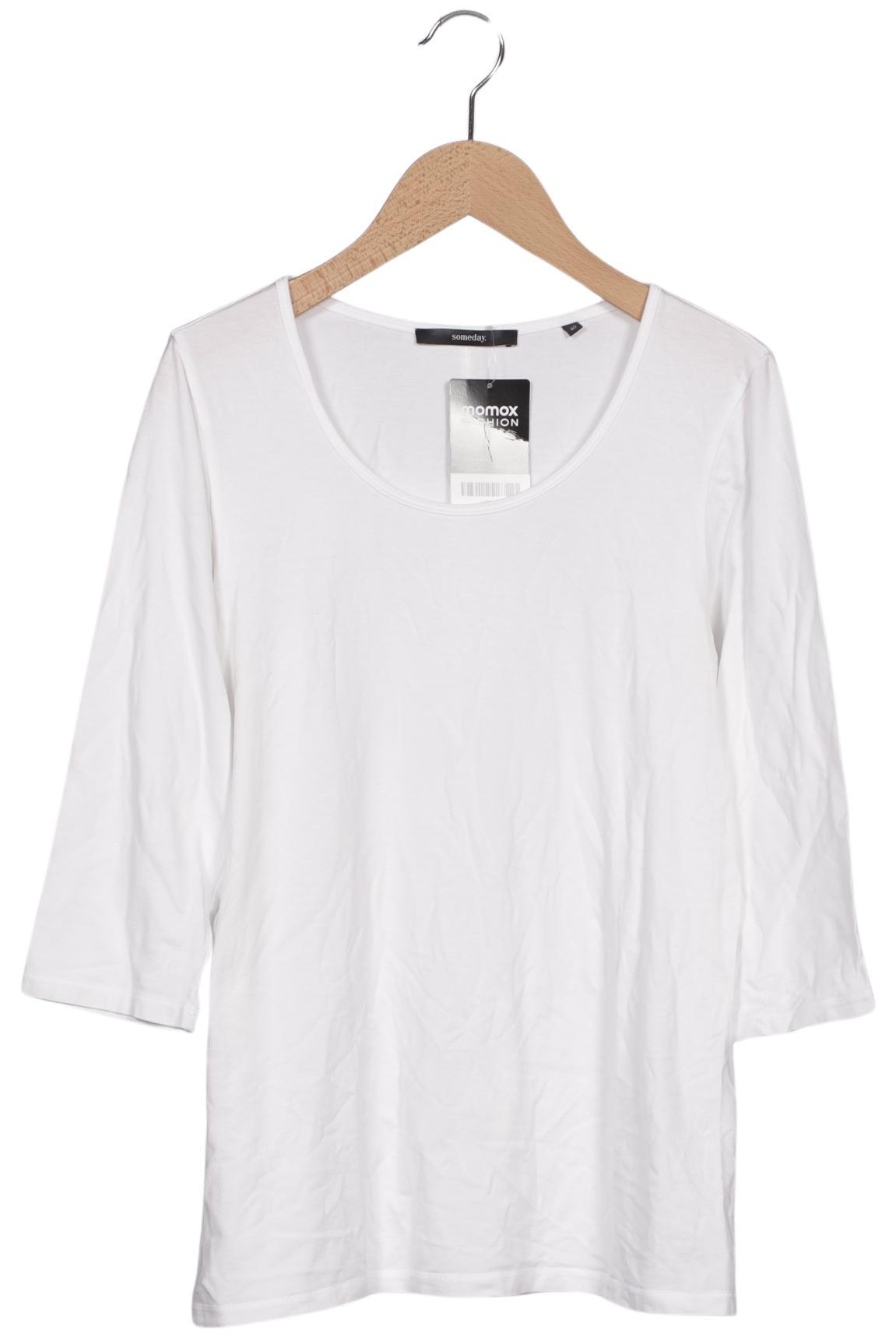 

someday. Damen Langarmshirt, weiß, Gr. 40