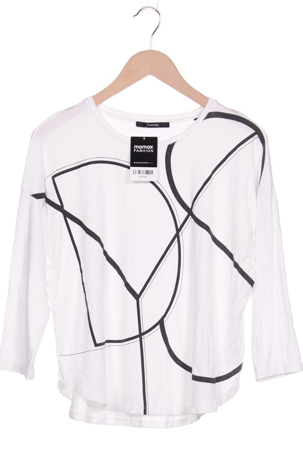 

someday. Damen Langarmshirt, weiß