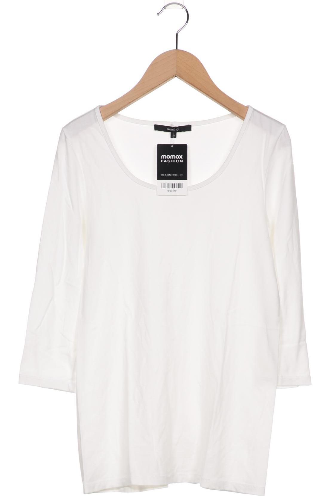

someday. Damen Langarmshirt, weiß