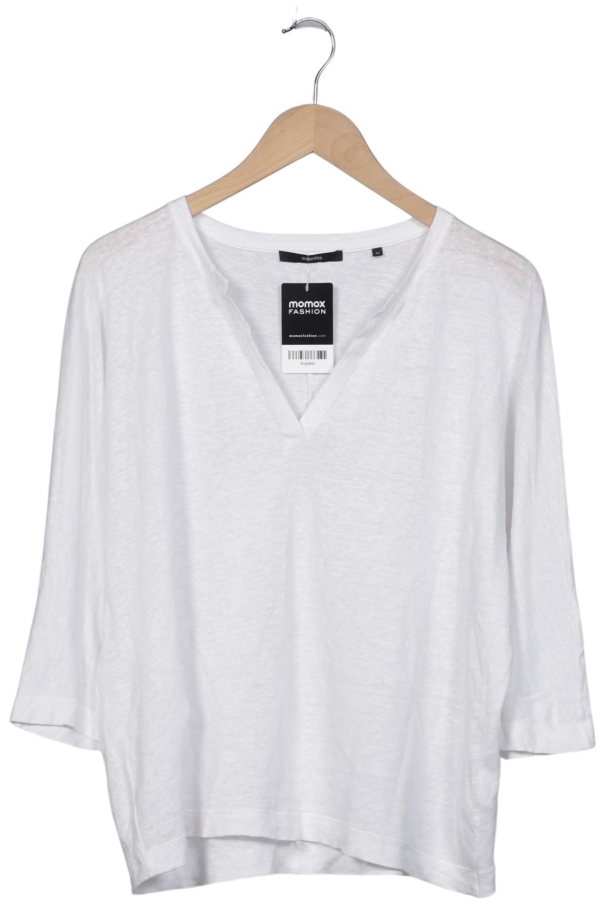 

someday. Damen Langarmshirt, weiß, Gr. 42